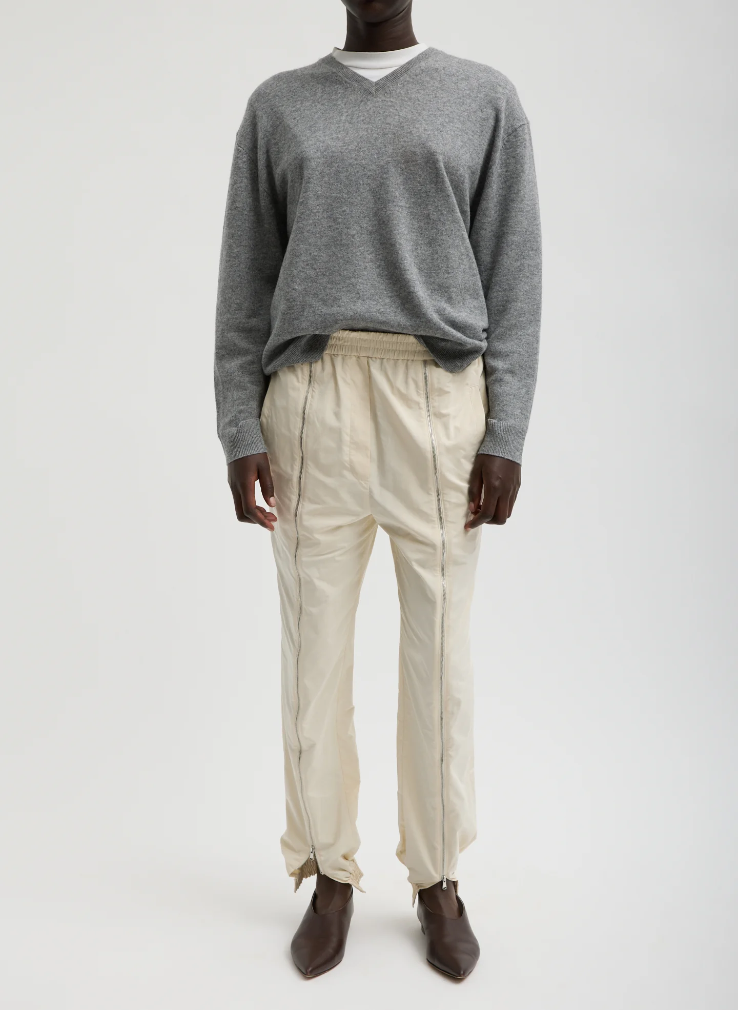 Nylon Zipper Jogger