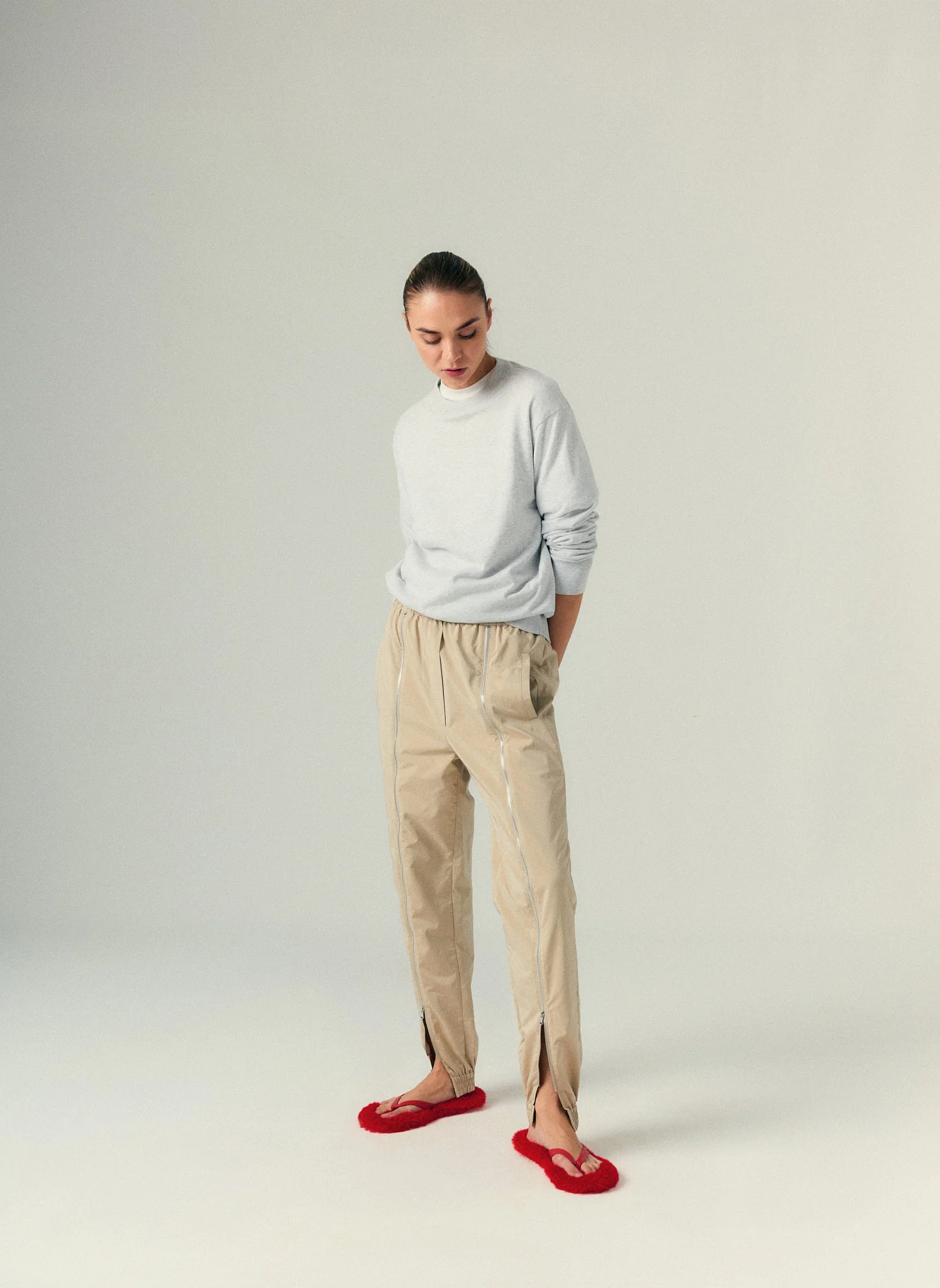 Nylon Zipper Jogger - Image 2