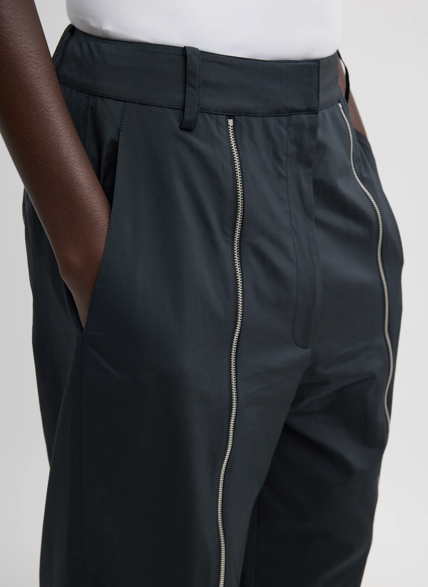 Nylon Zipper Trouser - Image 5