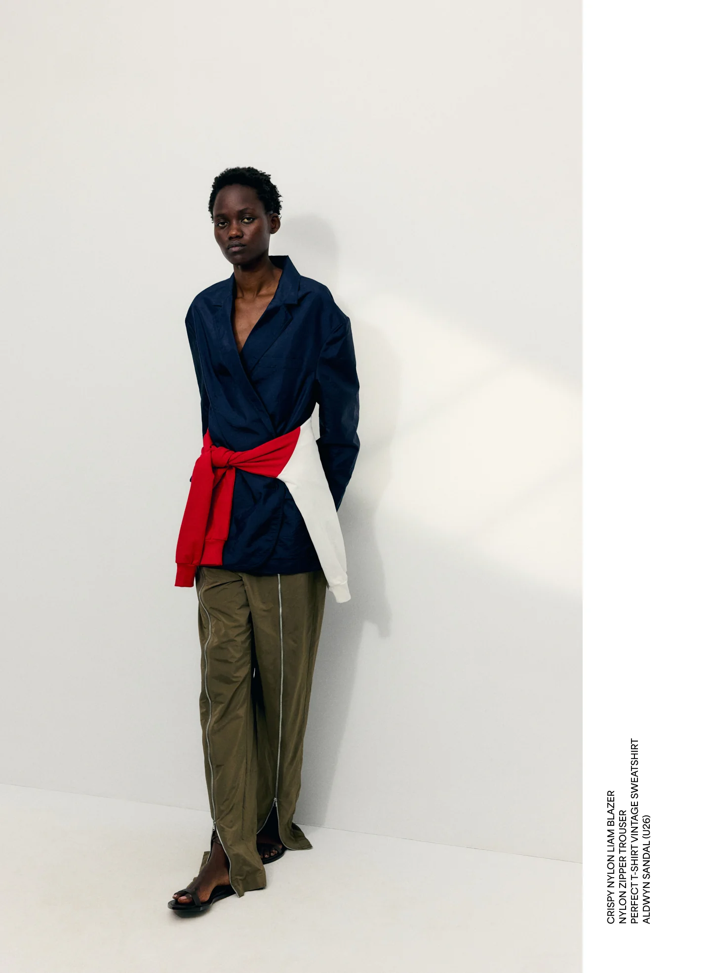 Nylon Zipper Trouser - Image 2