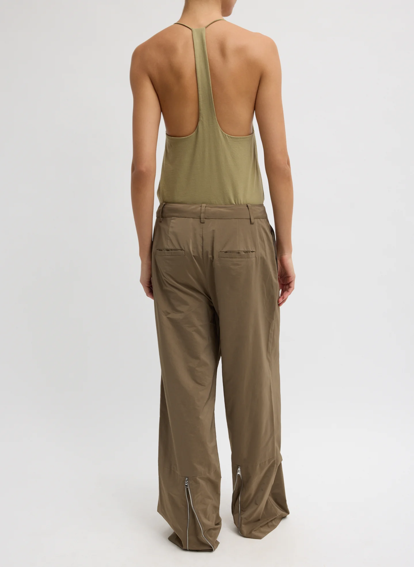 Nylon Zipper Trouser - Image 5