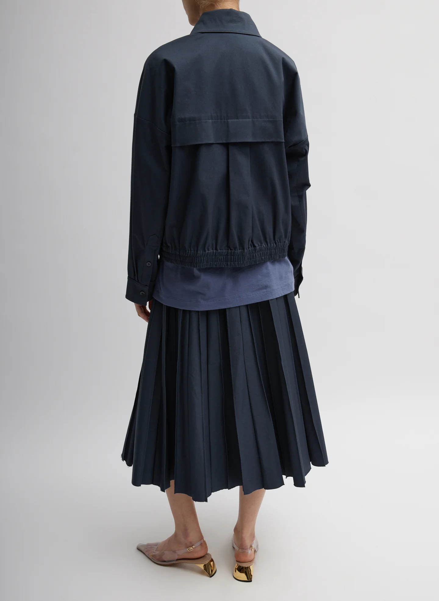Oliver Cotton Stretch Tricotine Bomber - Image 8