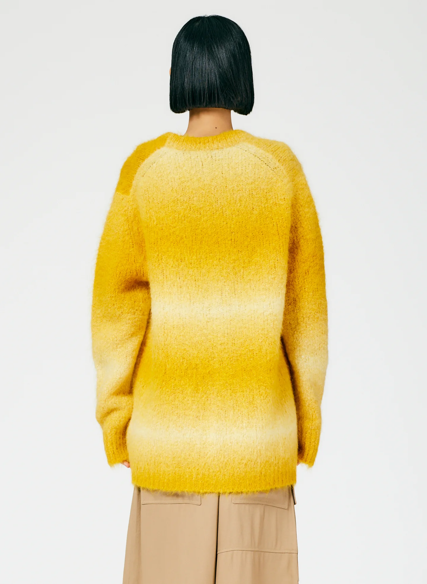Ombre Superfine Alpaca Grandpa Cardigan - Image 4