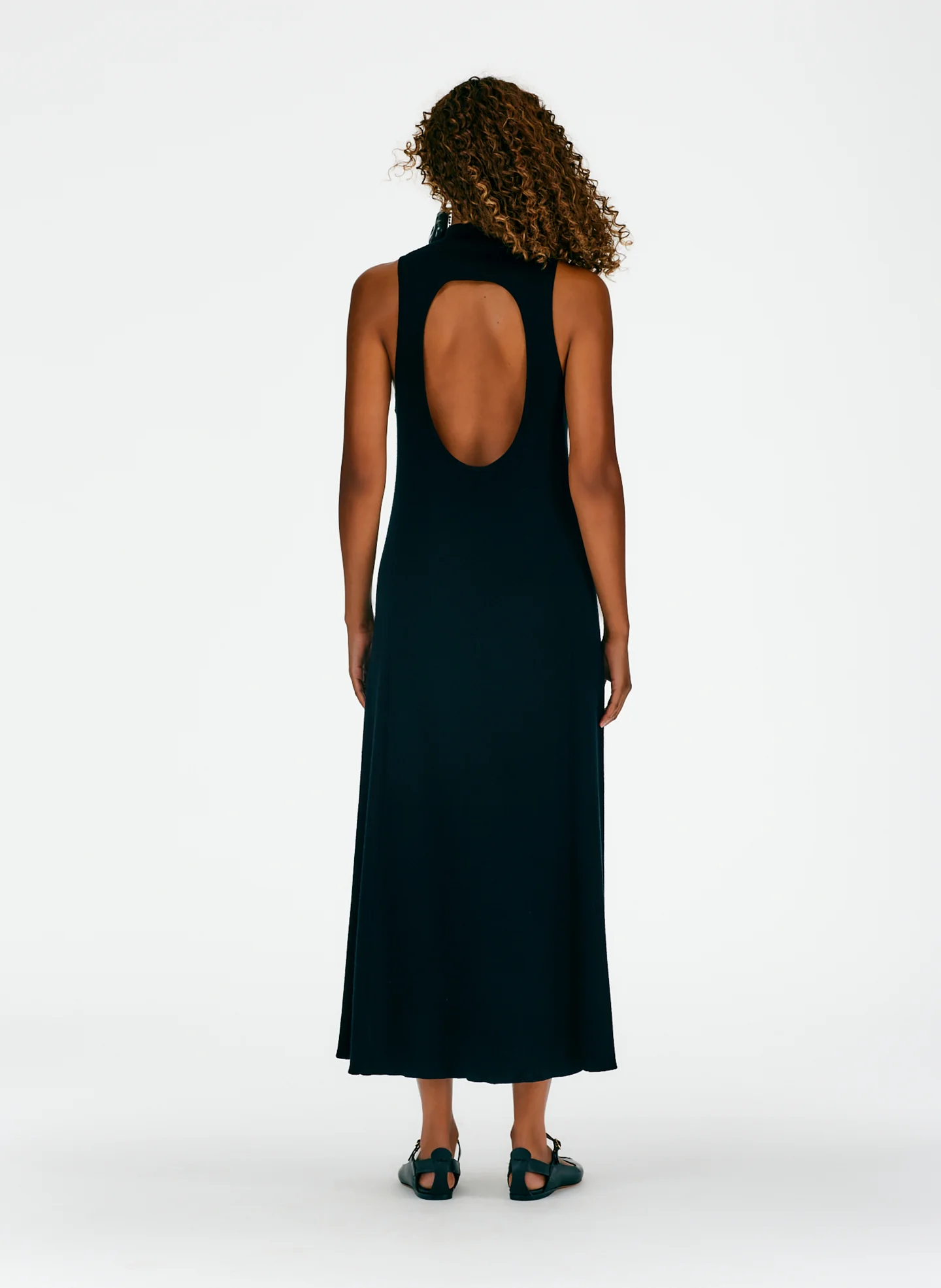 Organic Cotton Tencel Circle Openback Dress - Image 4