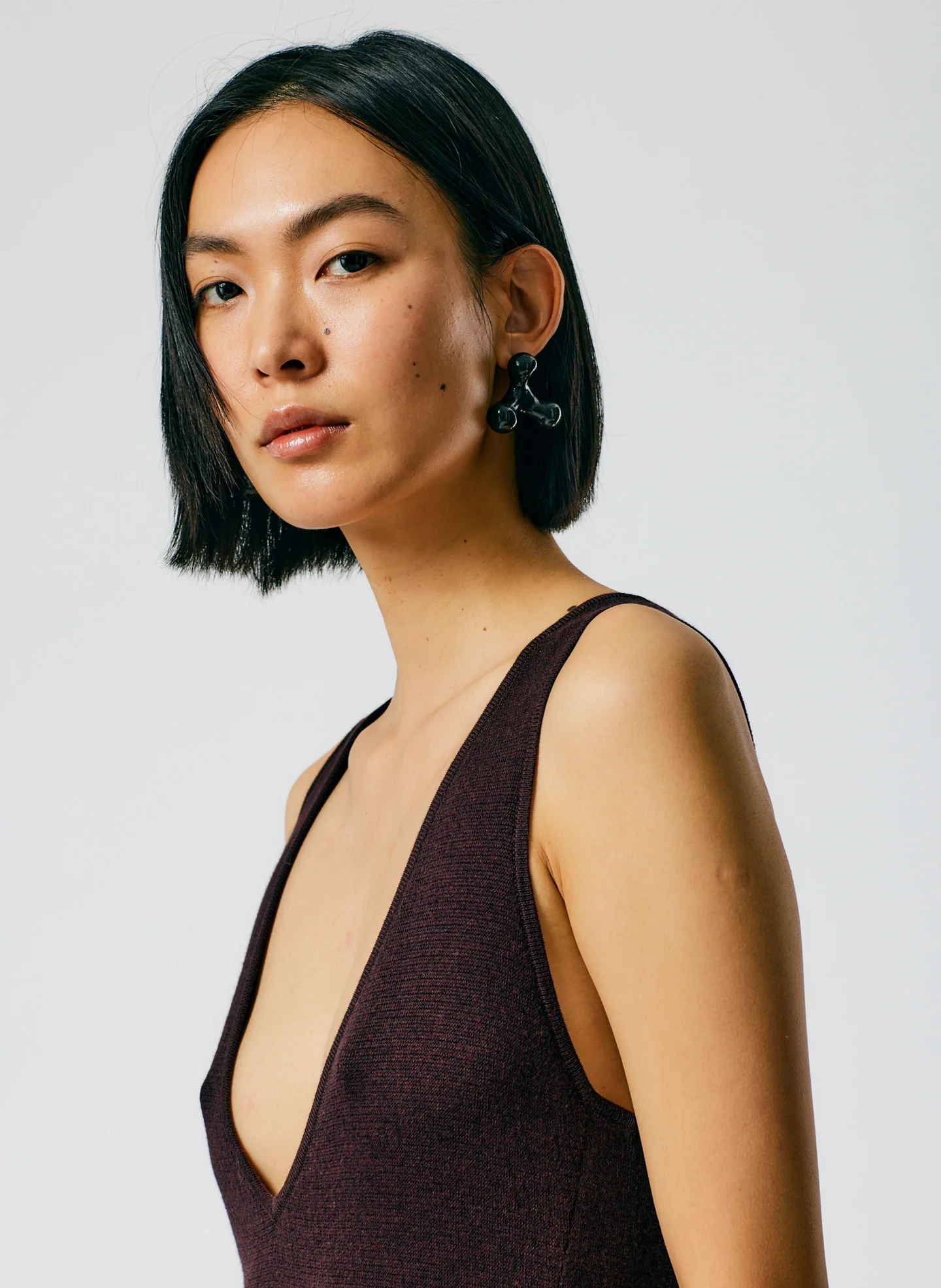 Organic Cotton Tencel V-Neck Cami Dress - Image 6