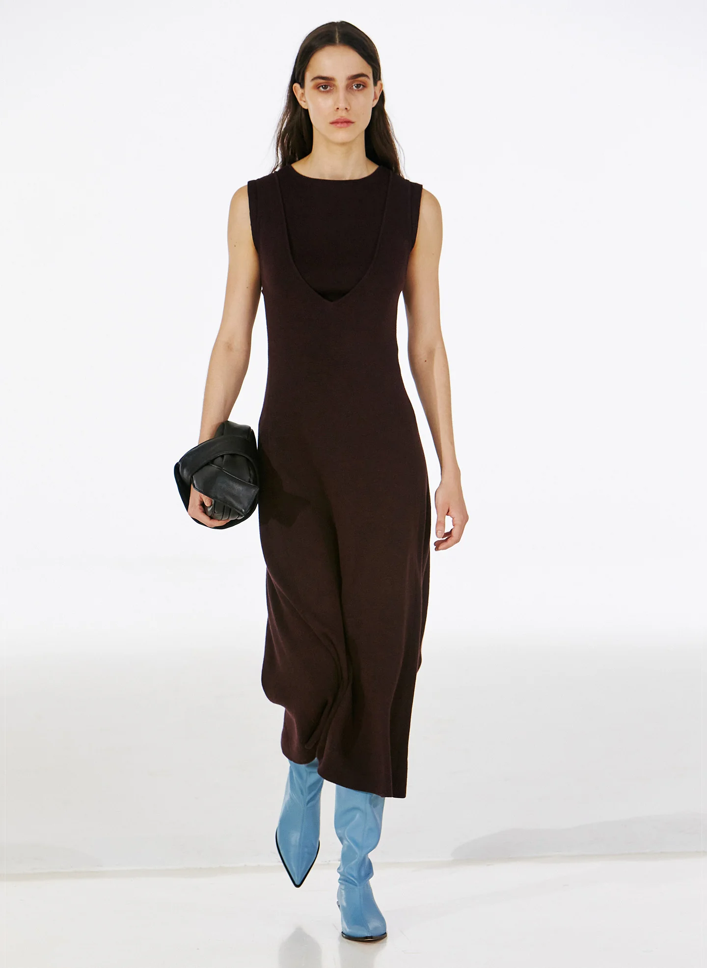 Organic Cotton Tencel V-Neck Cami Dress - Image 2