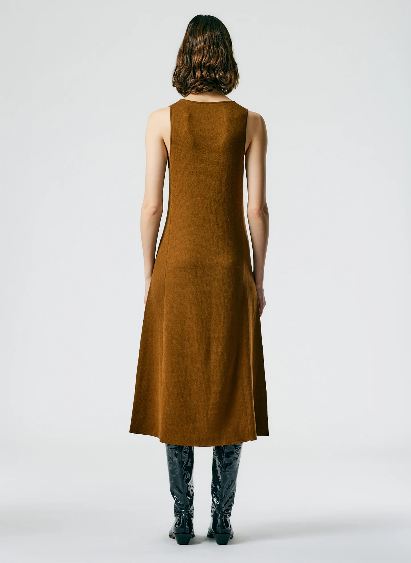 Organic Cotton Tencel V-Neck Cami Dress - Image 5