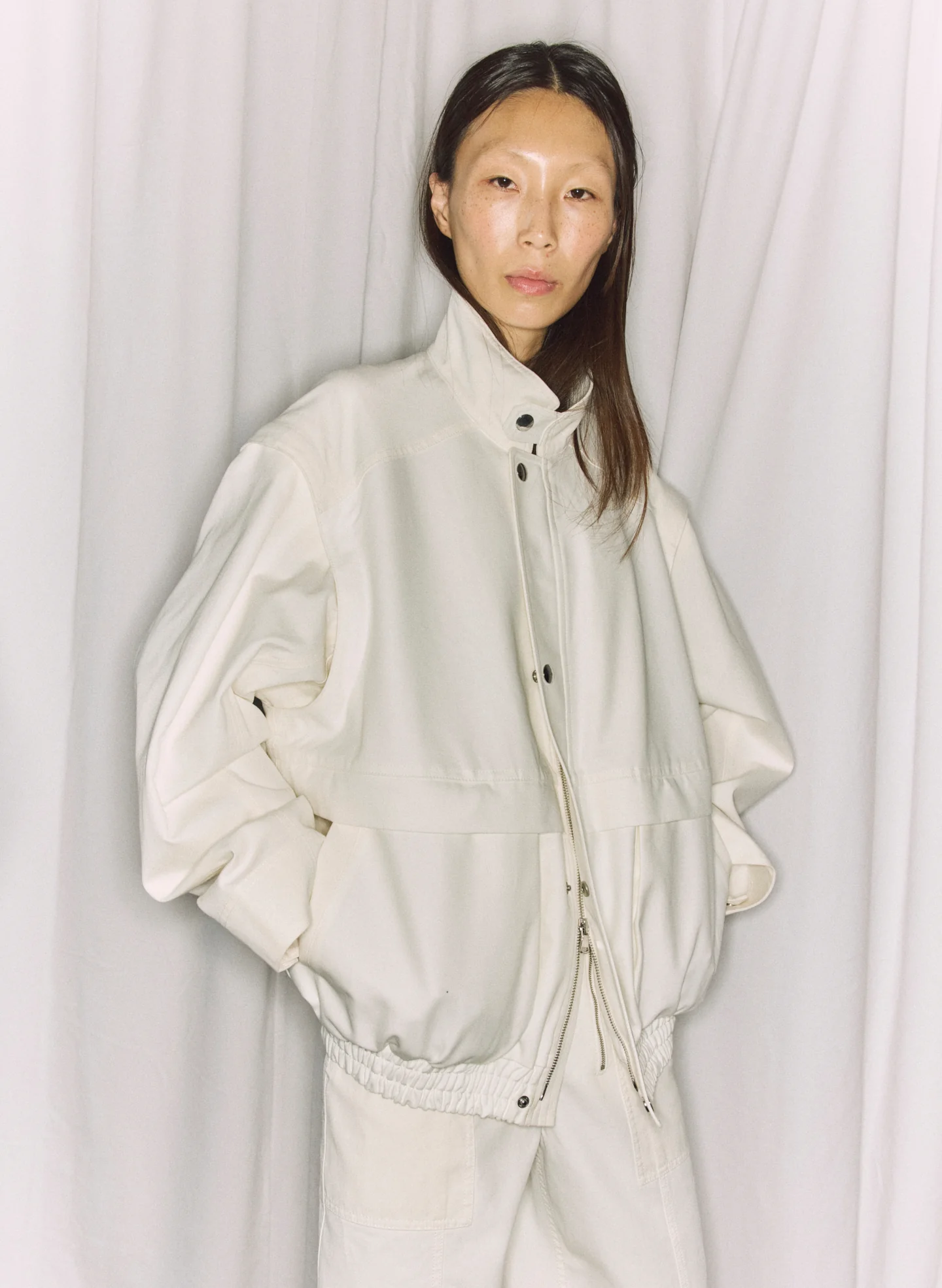 Patchwork Twill Slicker Jacket - Image 3