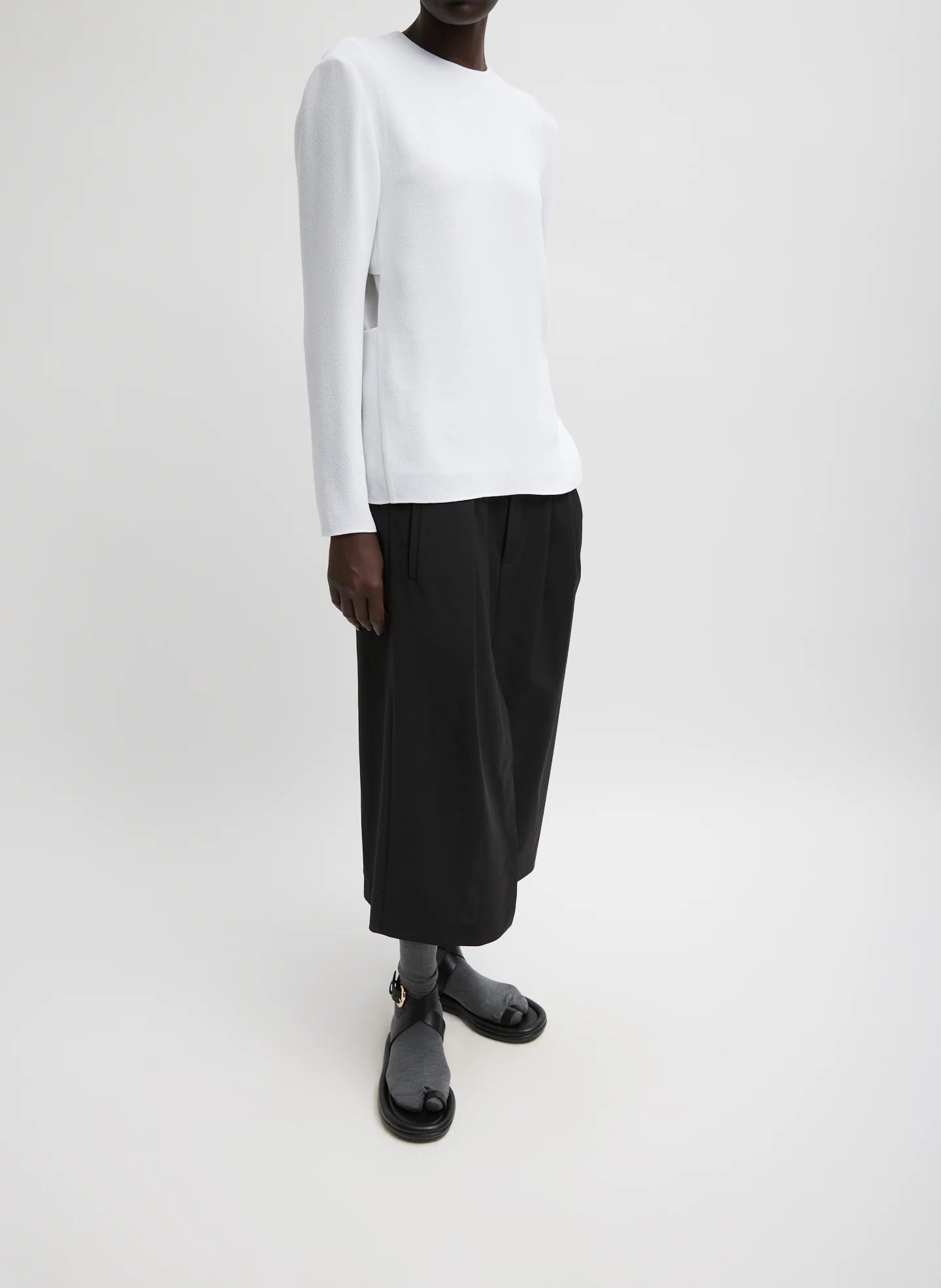 Pebble Sable Paneled Long Sleeve Top - Image 4