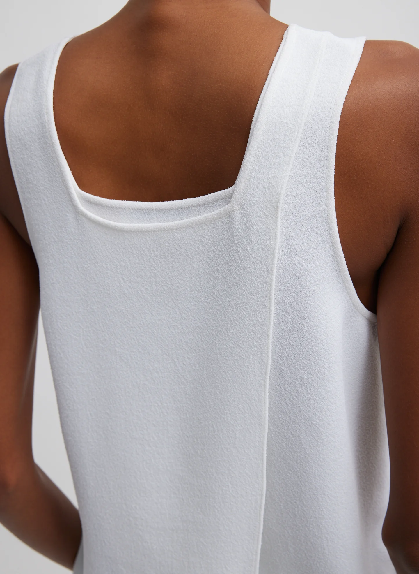 Pebble Sable Square Neck Cross Back Tank - Image 3