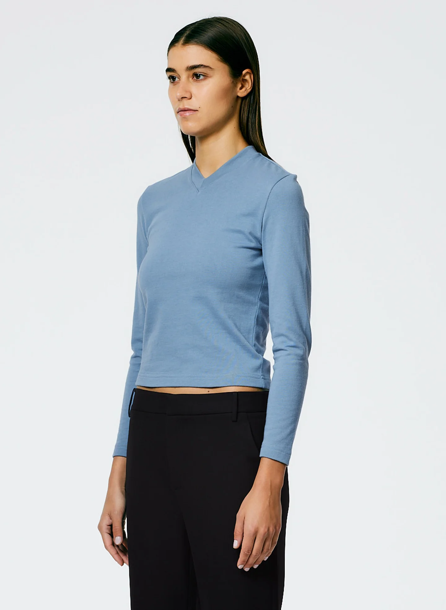 Perfect Shrunken V-Neck T-Shirt - Image 4