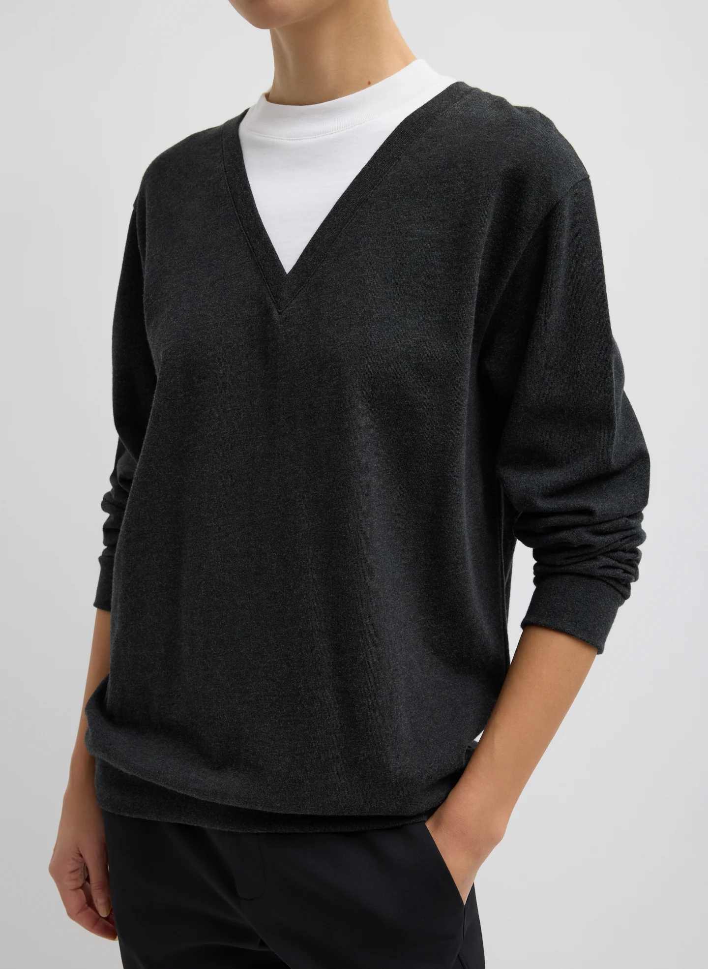 Perfect T-Shirt Trompe L'oeil Top - Image 2
