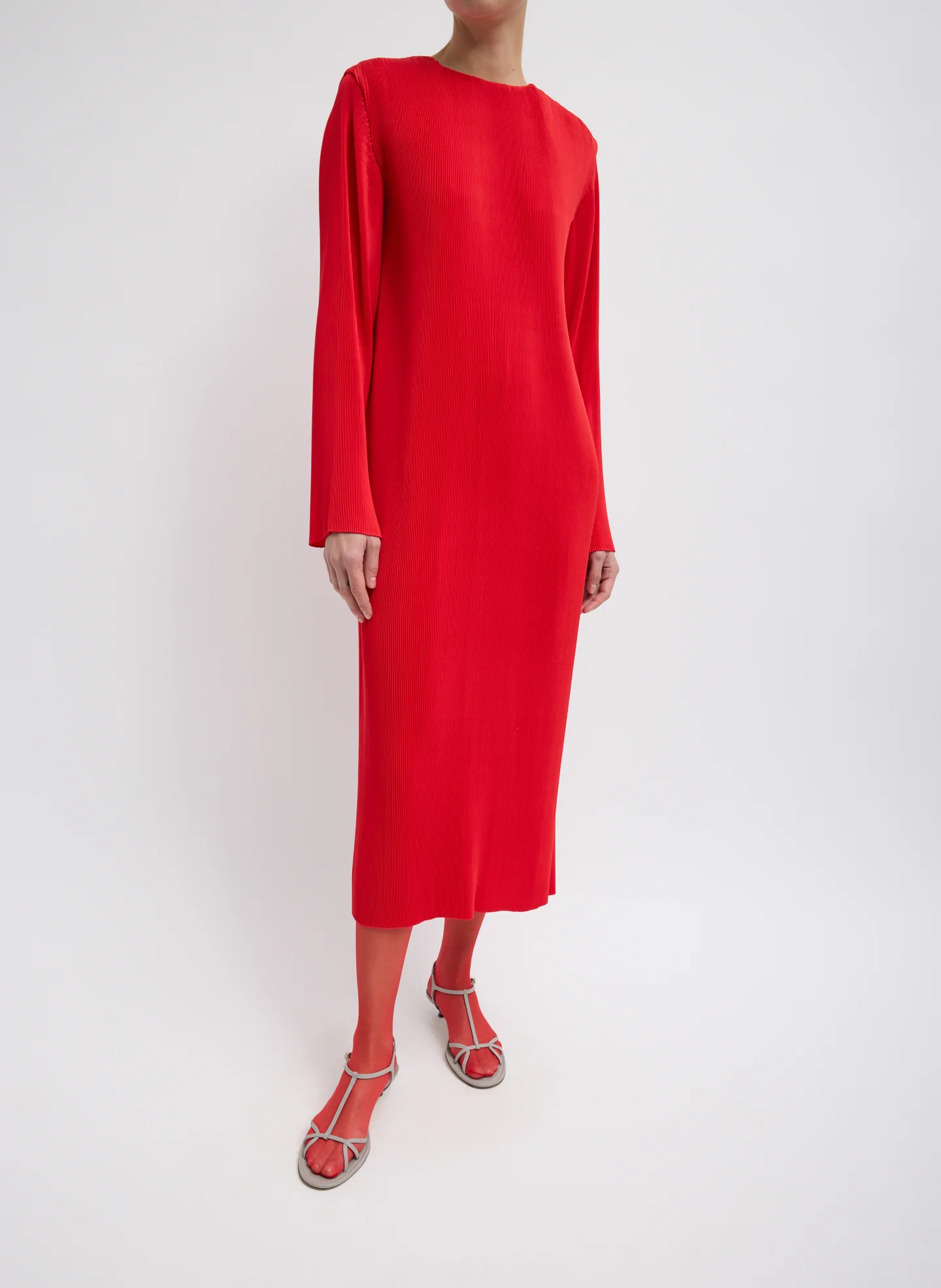 Plissé Midi Dress - Image 2