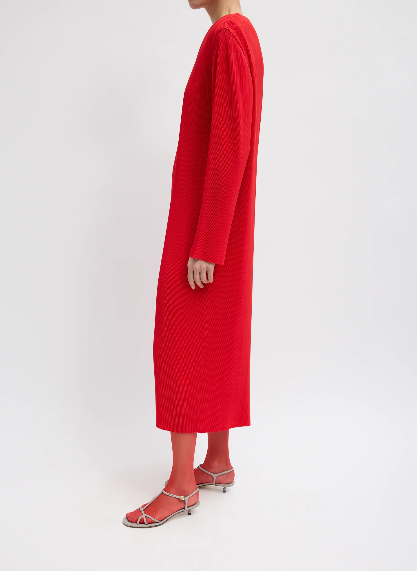 Plissé Midi Dress - Image 3