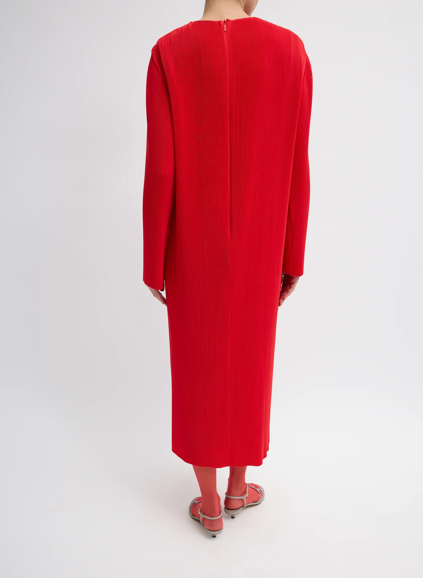 Plissé Midi Dress - Image 4