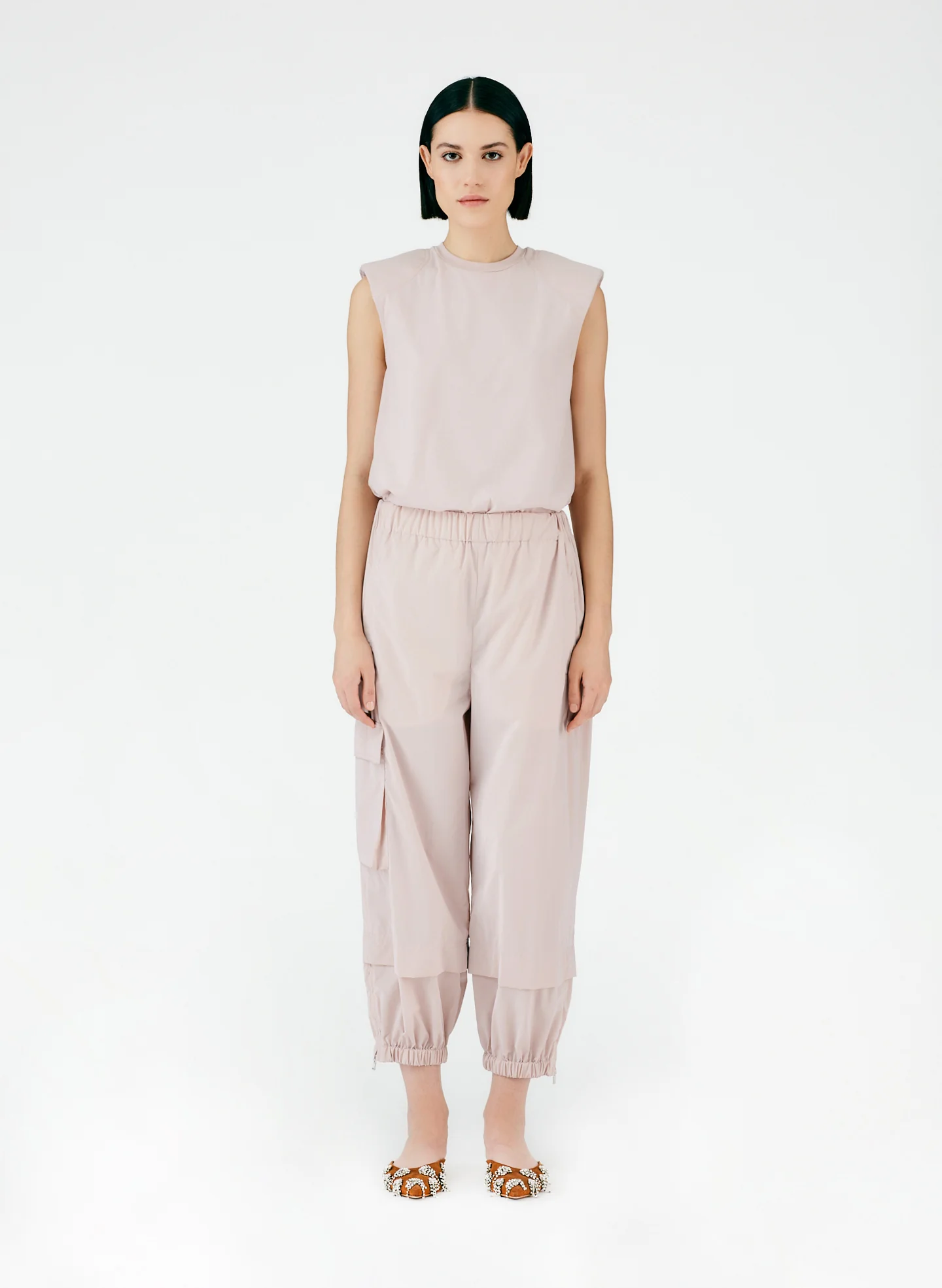 Powder Nylon Pull On Wilt Jogger