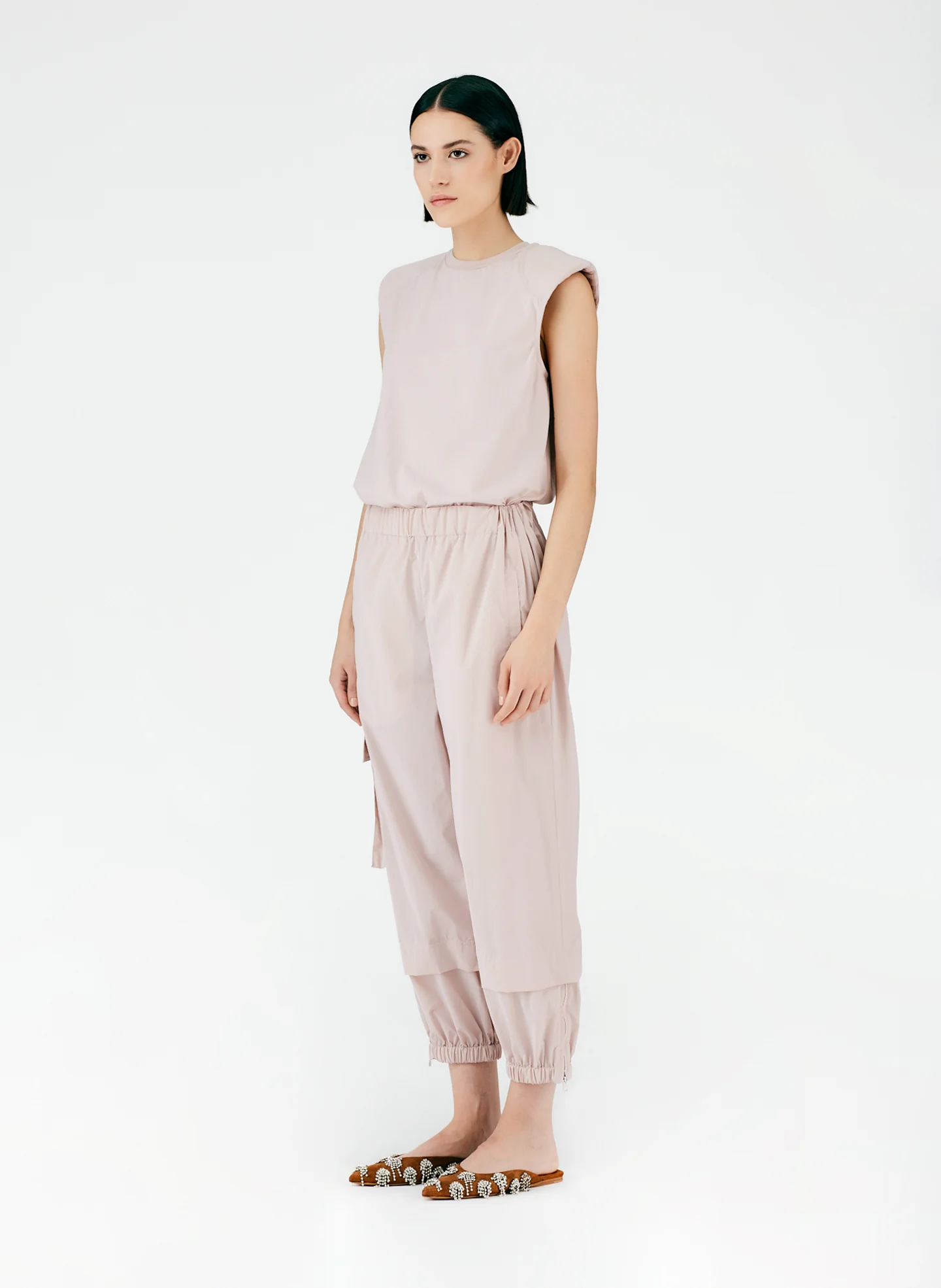 Powder Nylon Pull On Wilt Jogger - Image 2
