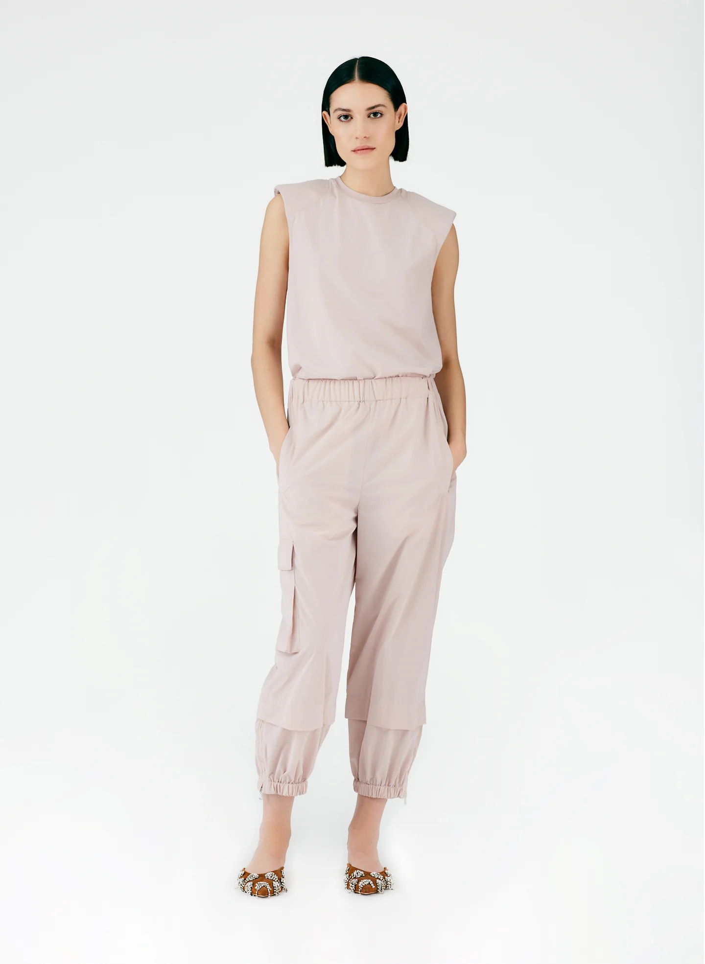 Powder Nylon Pull On Wilt Jogger - Image 5