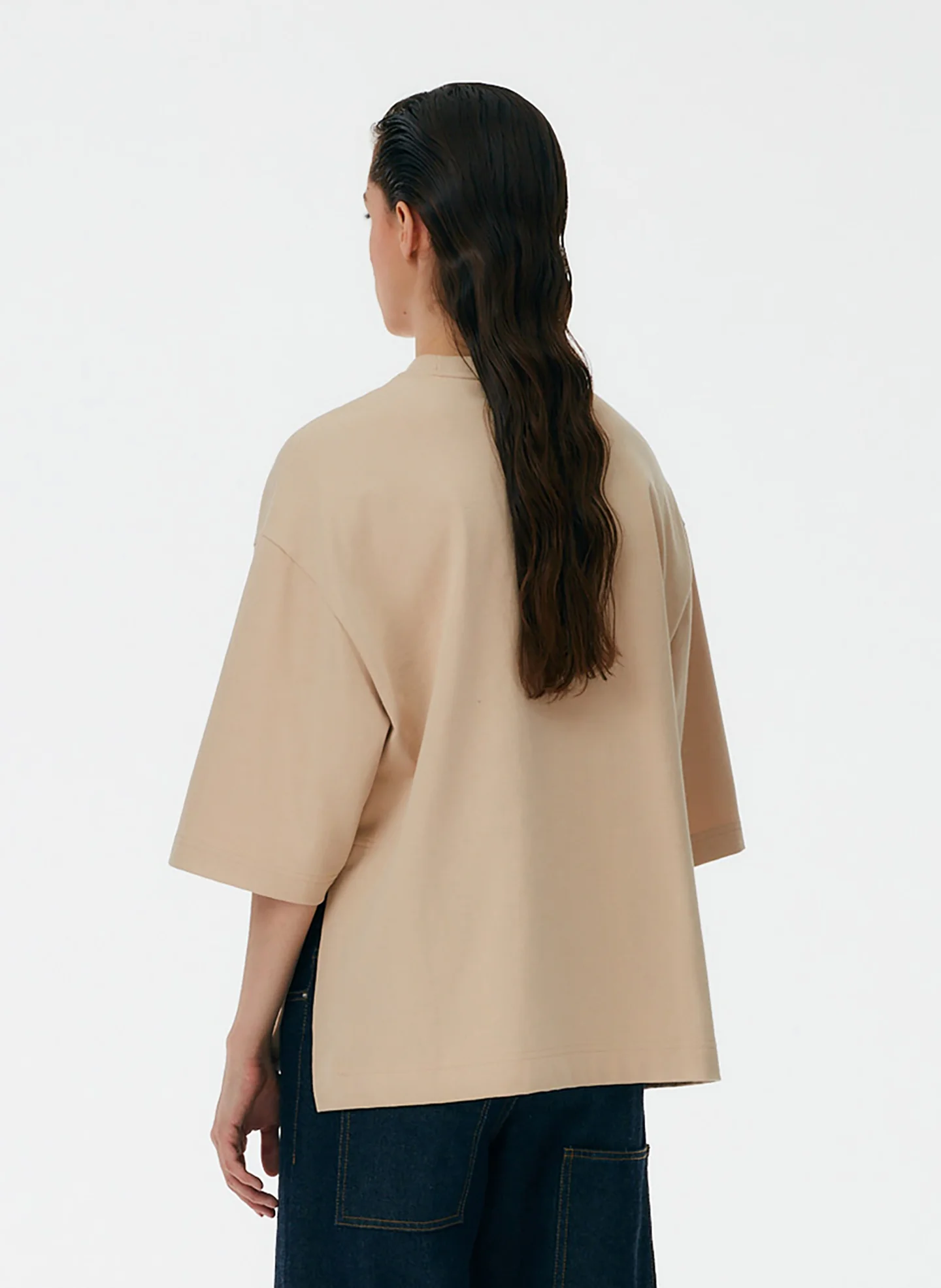 Punto Milano Crew With Side Slits T-Shirt - Image 4