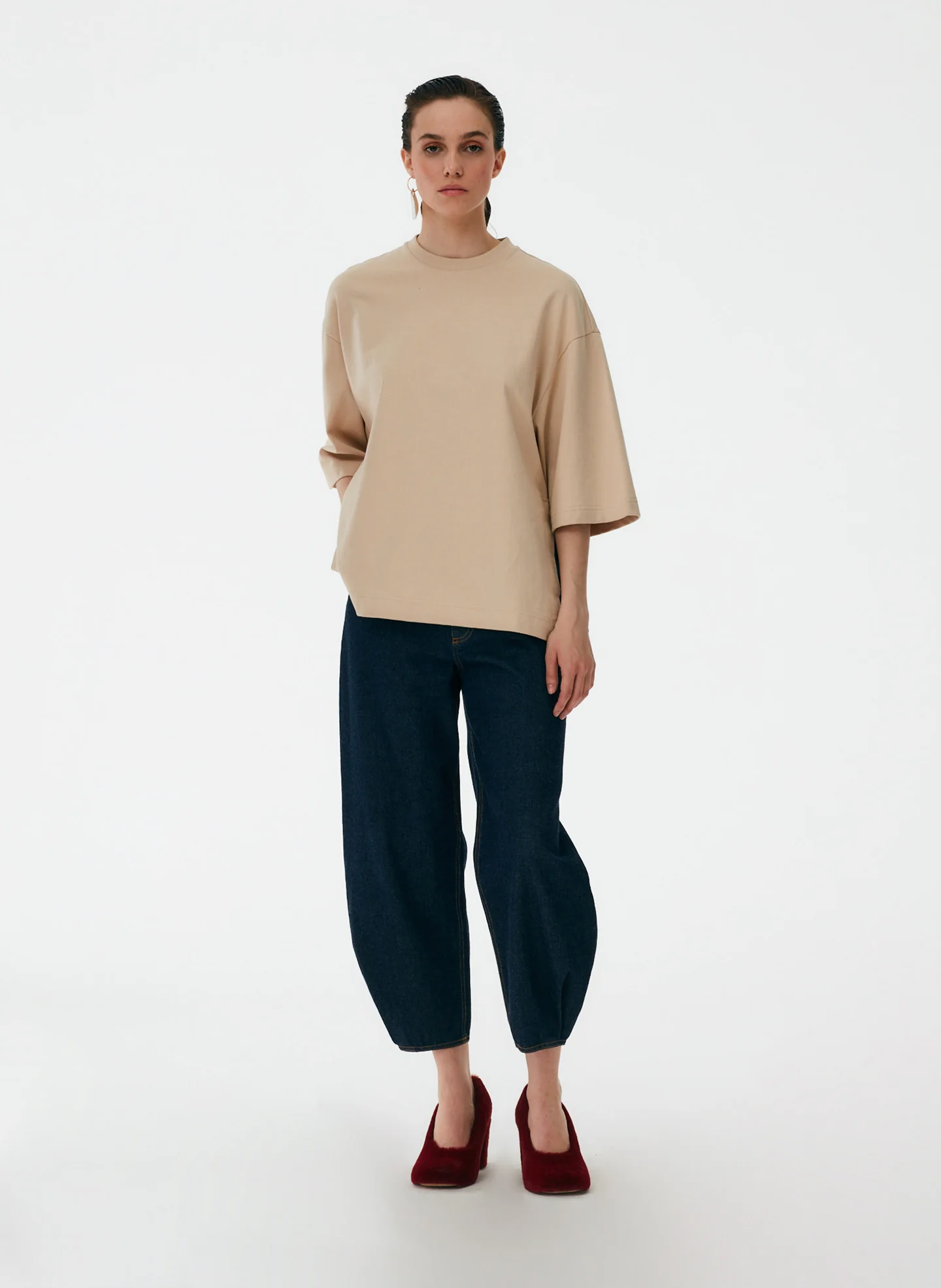 Punto Milano Crew With Side Slits T-Shirt - Image 6