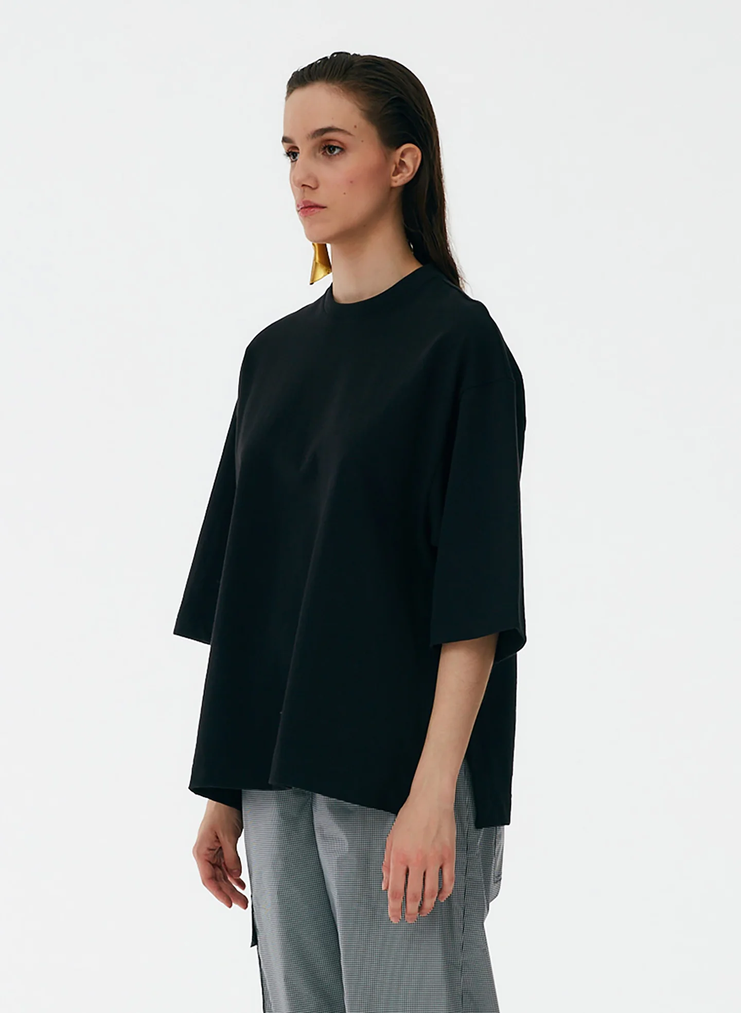 Punto Milano Crew With Side Slits T-Shirt - Image 8