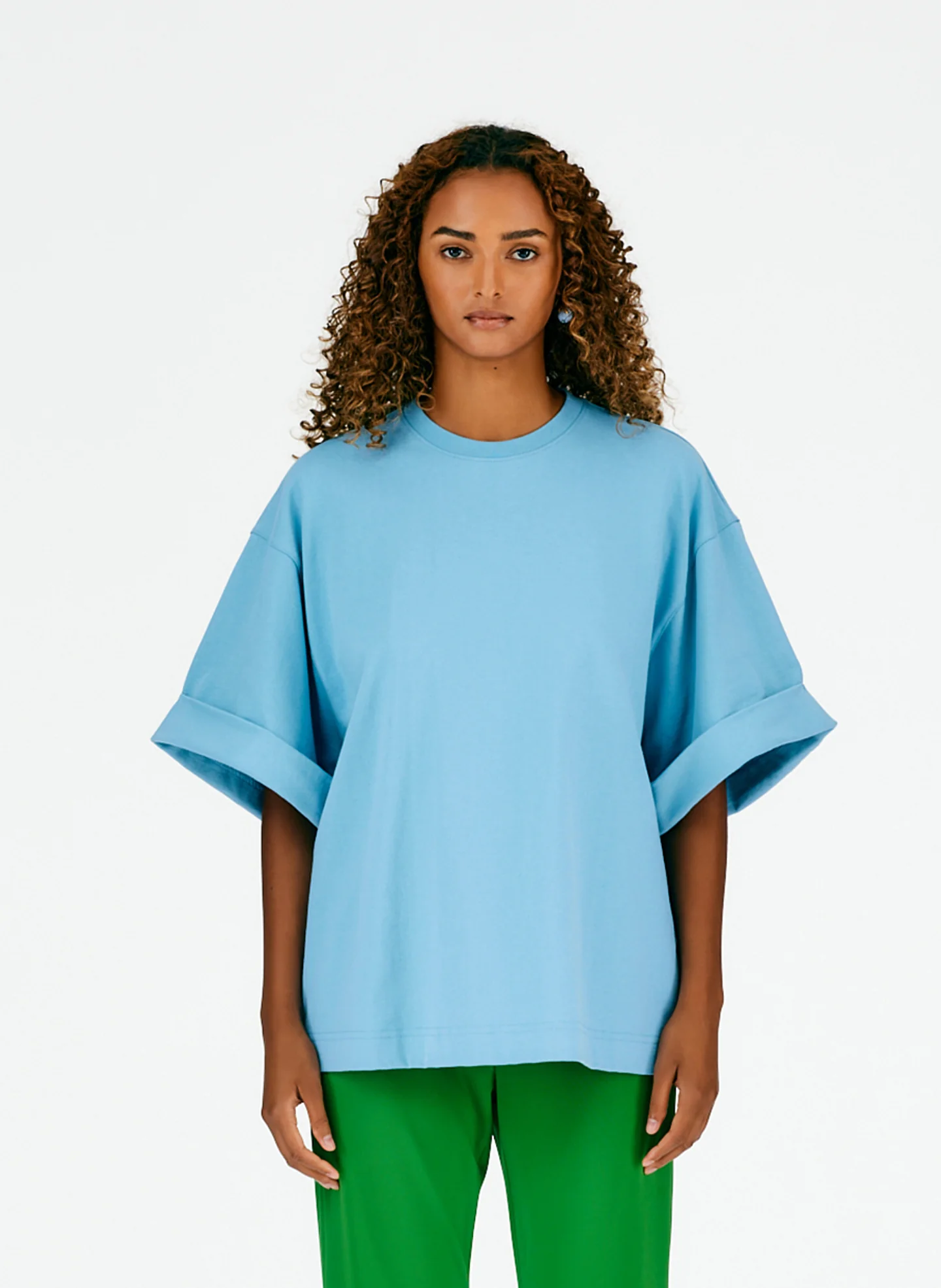 Punto Milano Rolled Sleeve T-Shirt