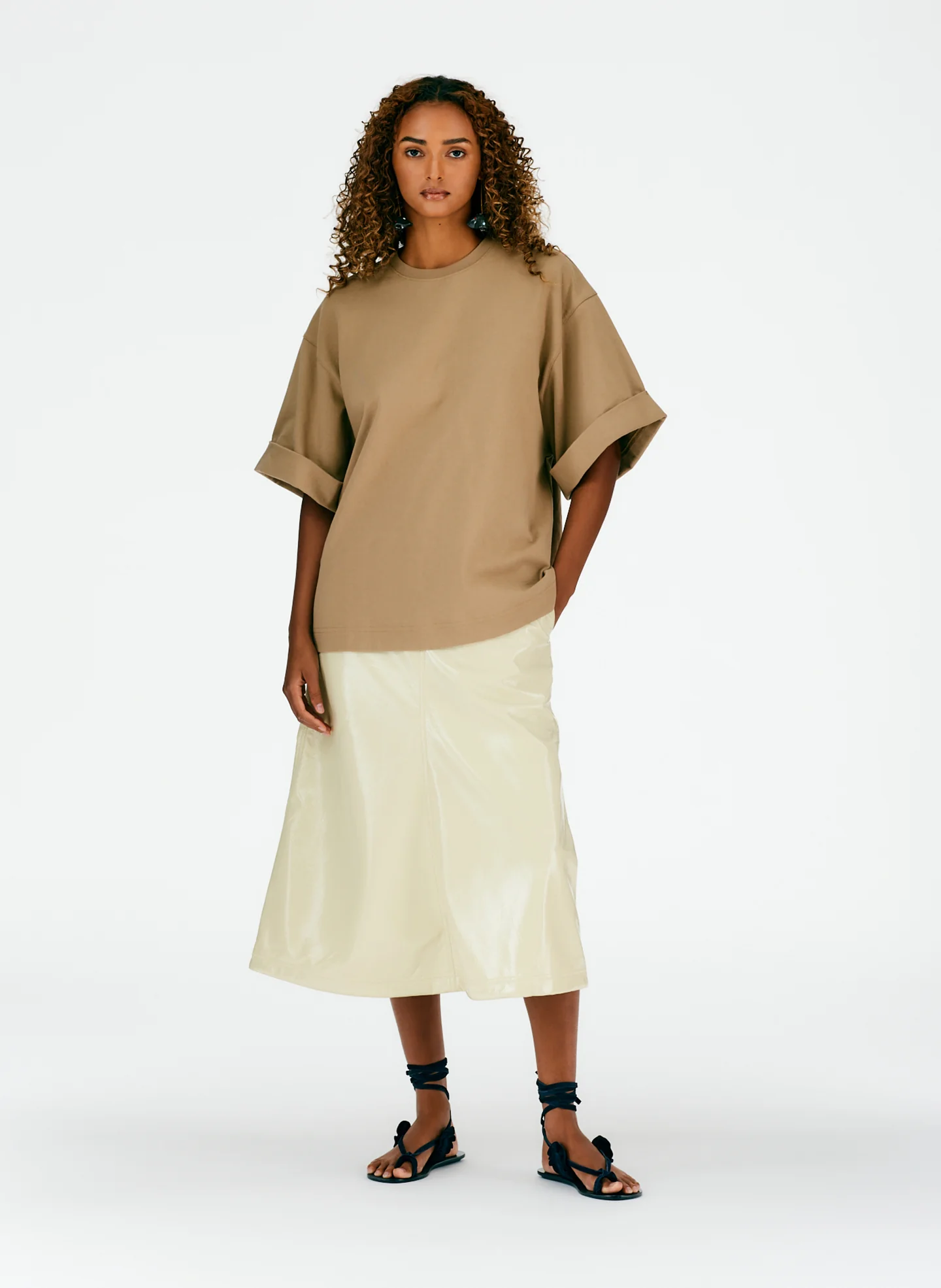 Punto Milano Rolled Sleeve T-Shirt - Image 10