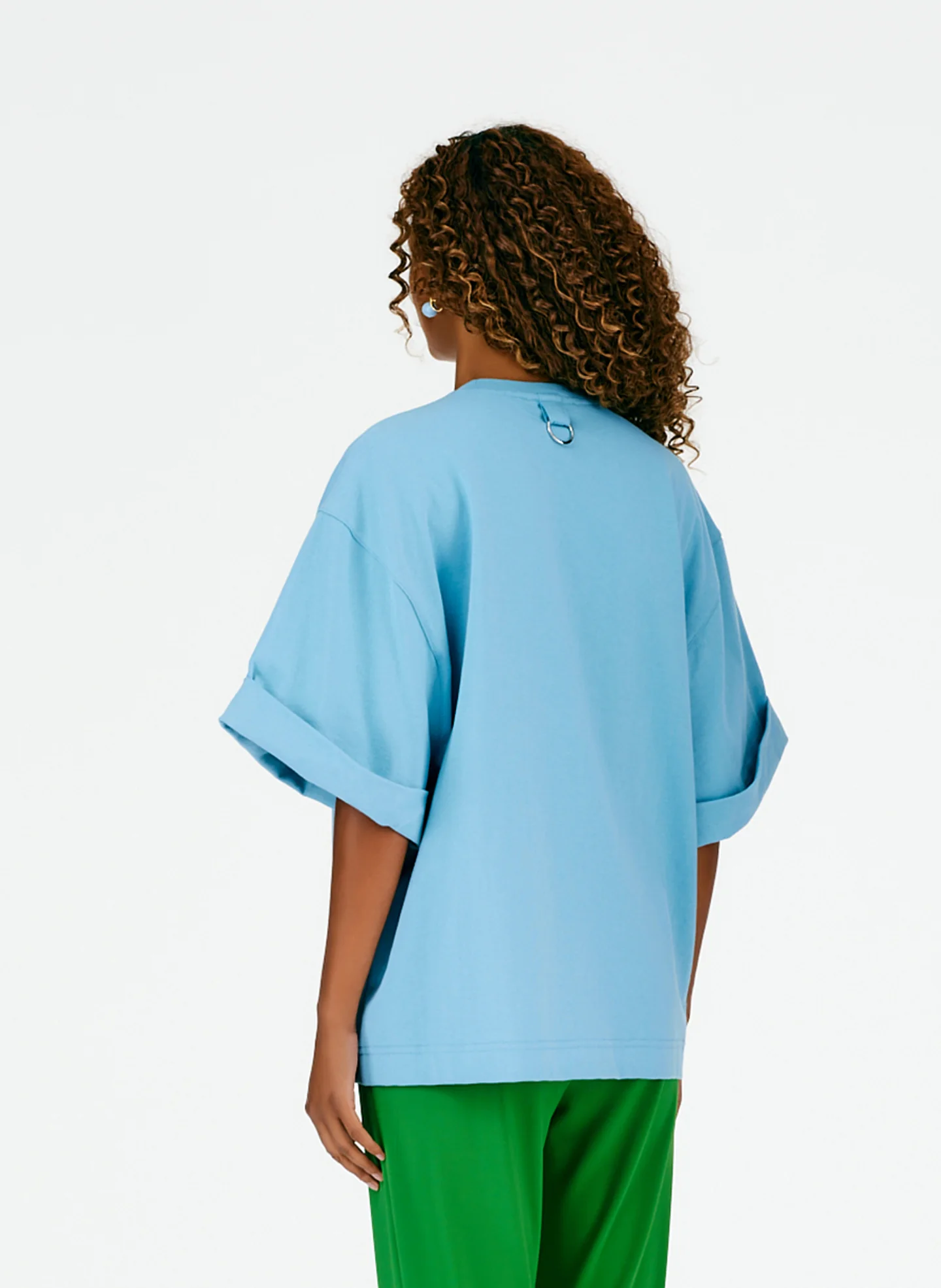 Punto Milano Rolled Sleeve T-Shirt - Image 11