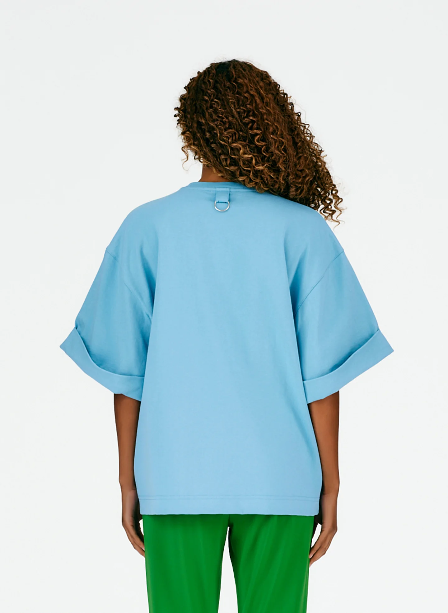 Punto Milano Rolled Sleeve T-Shirt - Image 3
