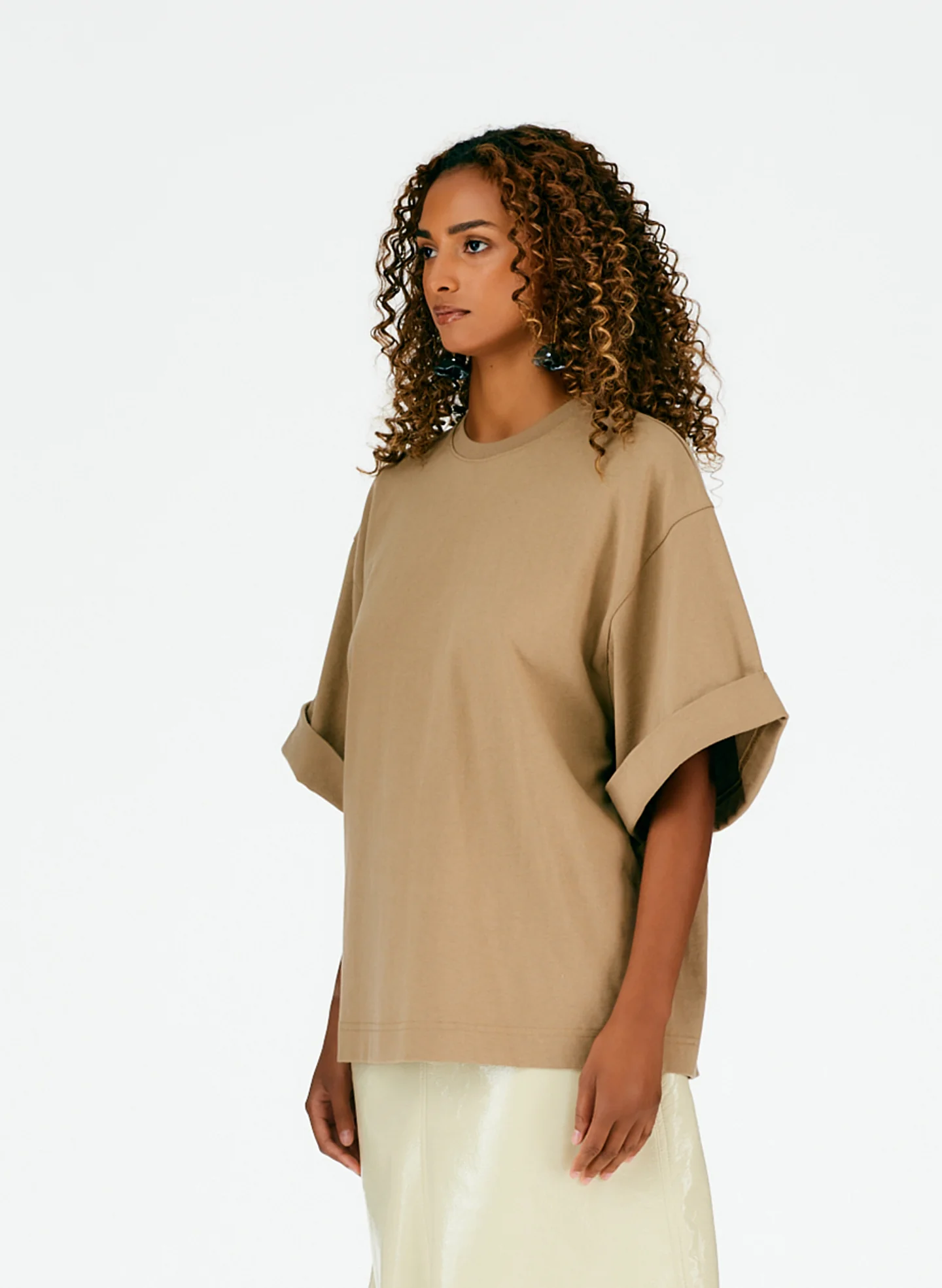 Punto Milano Rolled Sleeve T-Shirt - Image 6