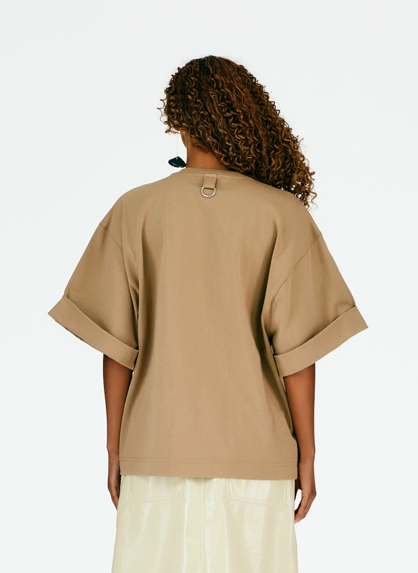 Punto Milano Rolled Sleeve T-Shirt - Image 7
