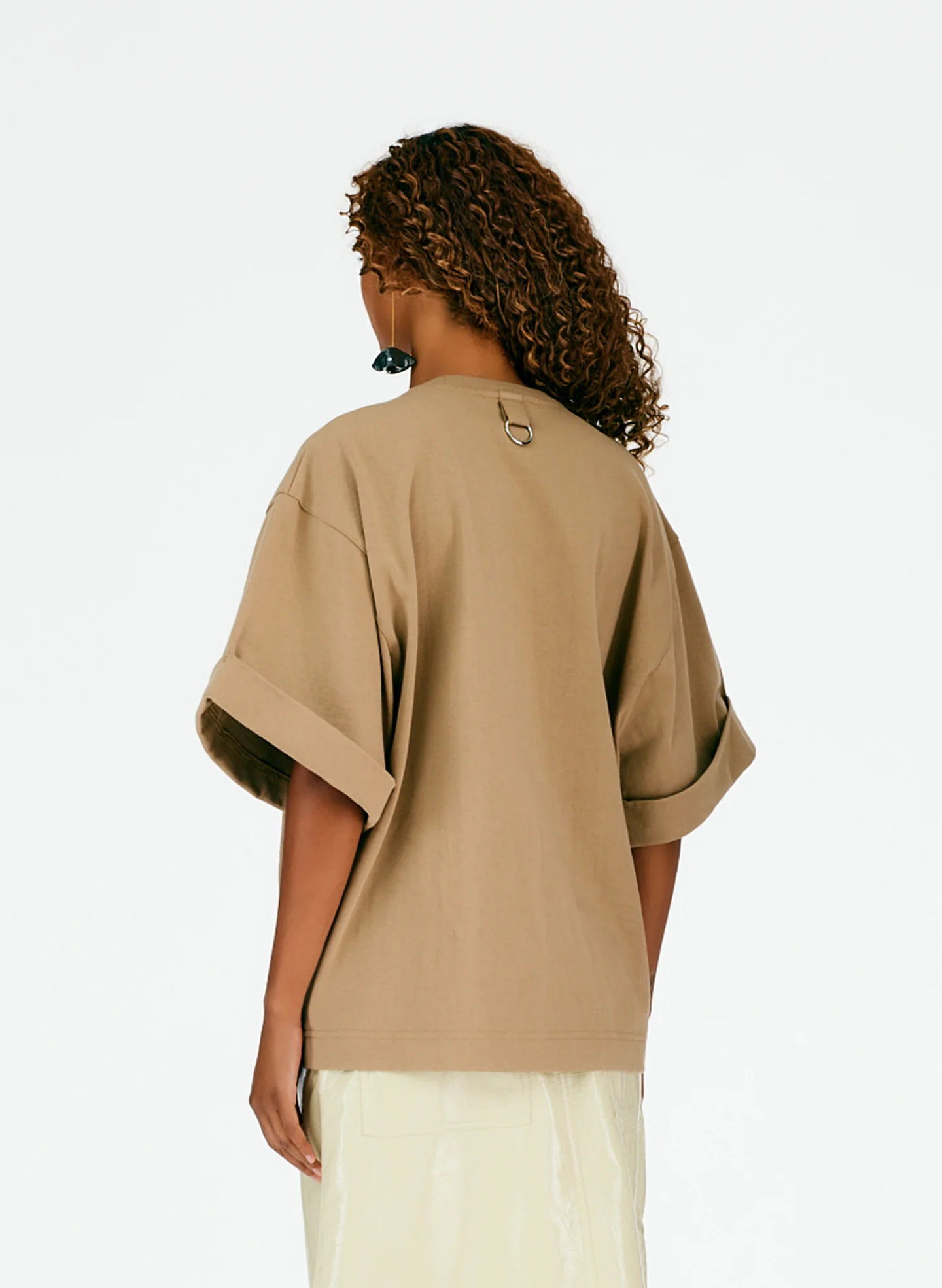 Punto Milano Rolled Sleeve T-Shirt - Image 8