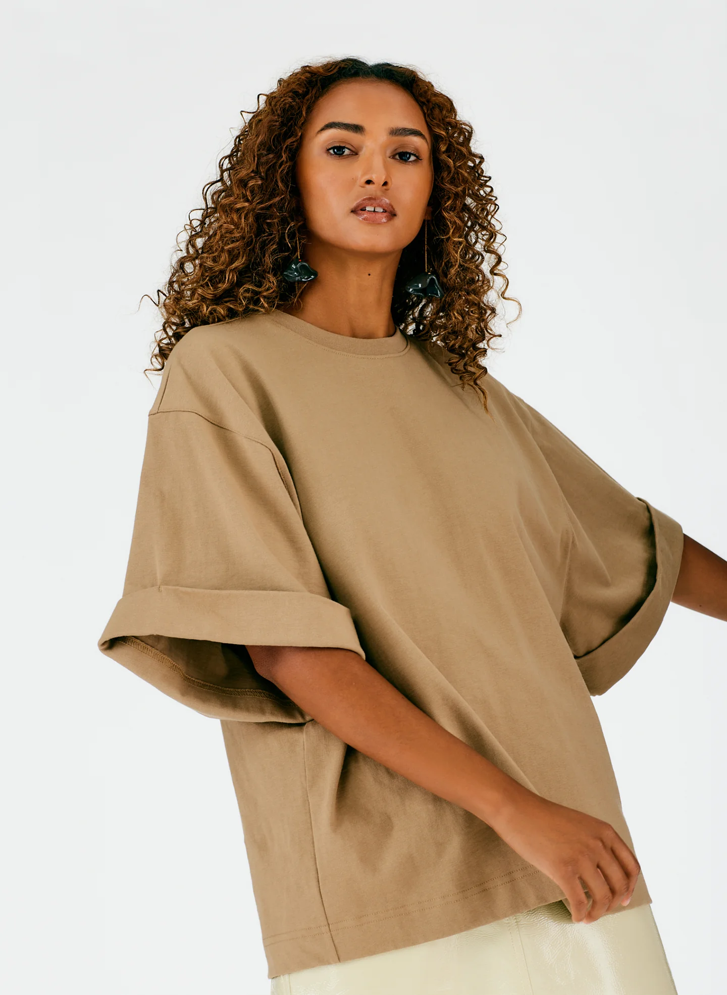 Punto Milano Rolled Sleeve T-Shirt - Image 9