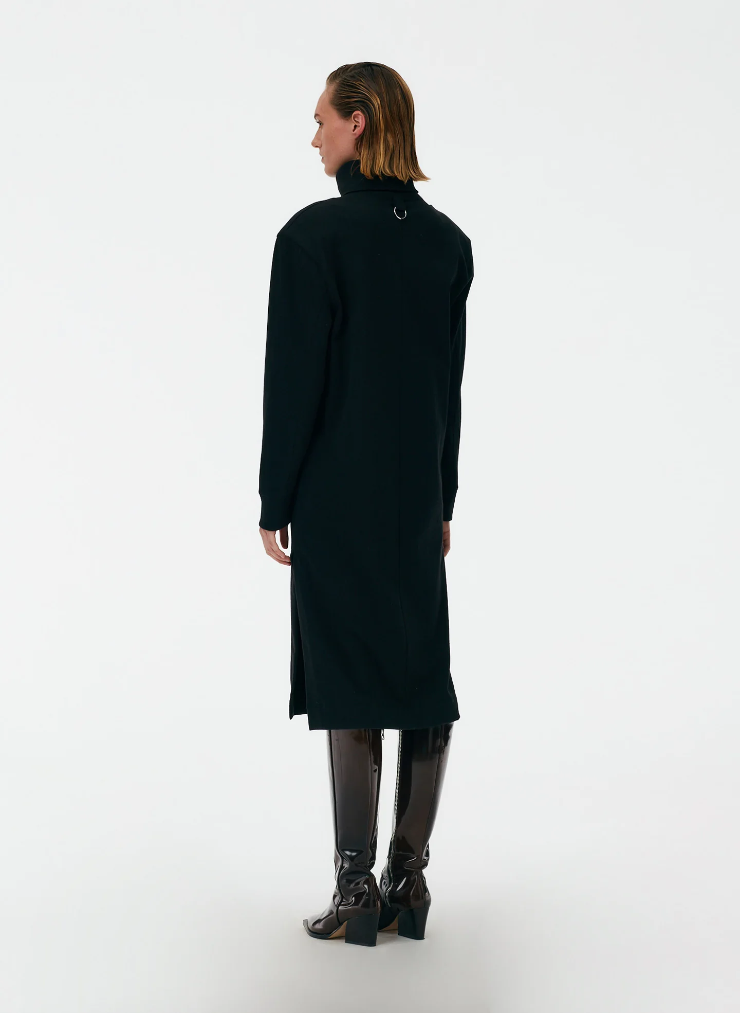 Punto Milano Turtleneck T-Shirt Dress - Image 11