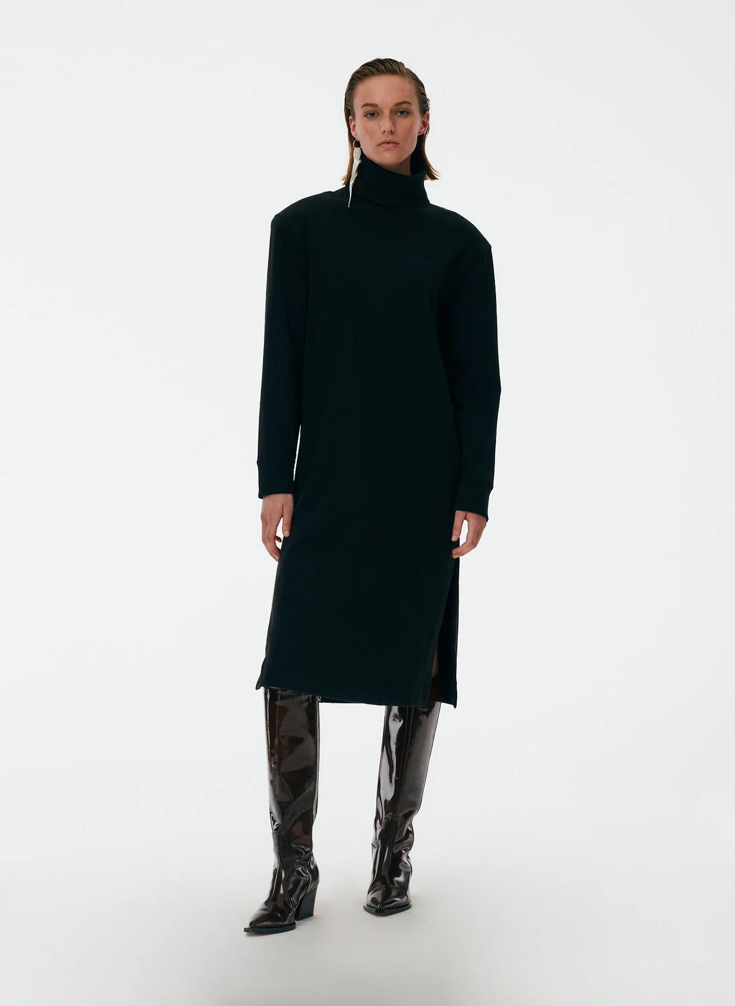 Punto Milano Turtleneck T-Shirt Dress - Image 13