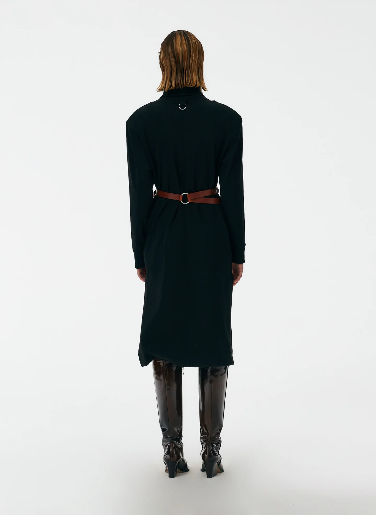 Punto Milano Turtleneck T-Shirt Dress - Image 15
