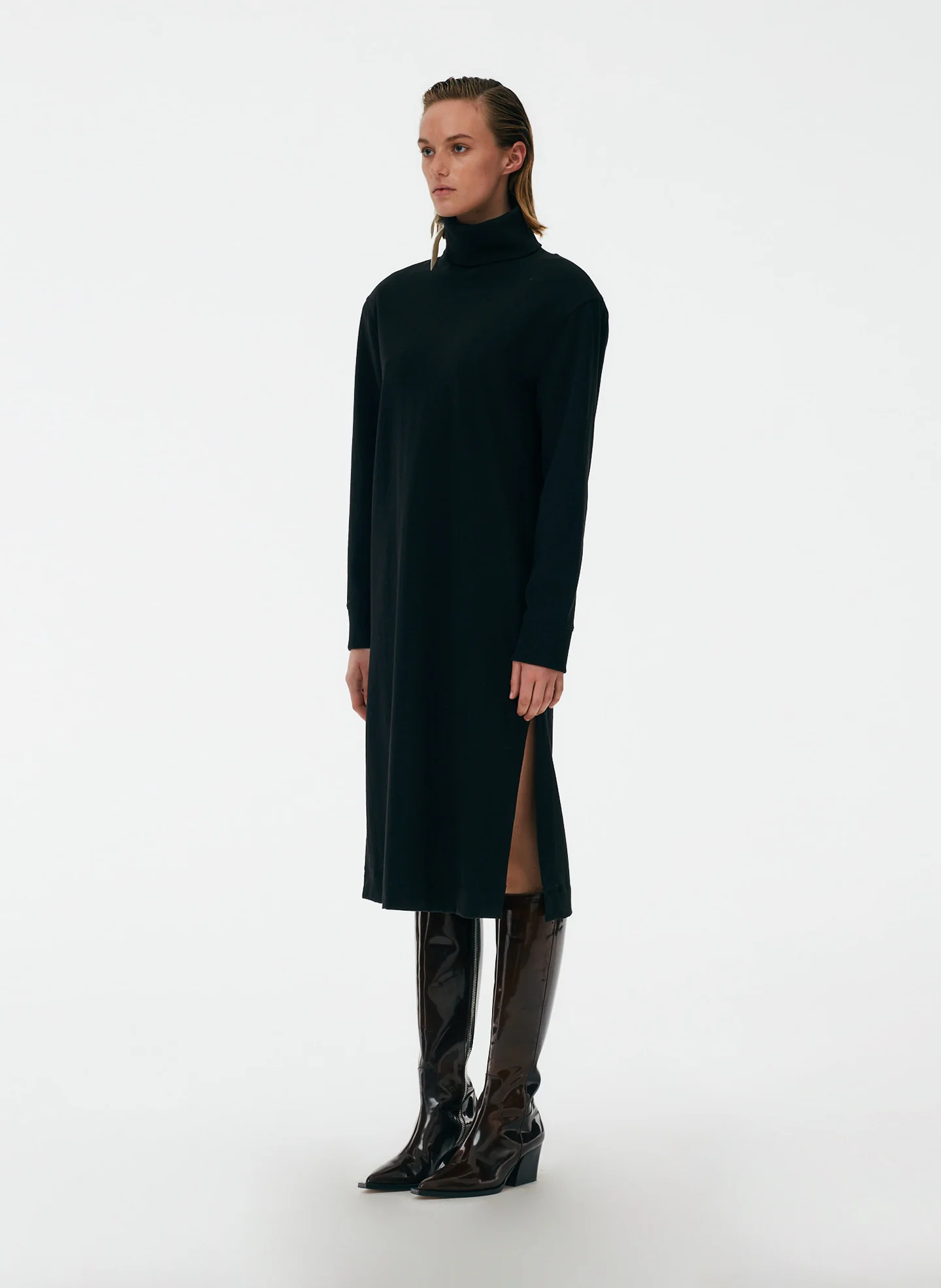 Punto Milano Turtleneck T-Shirt Dress - Image 9