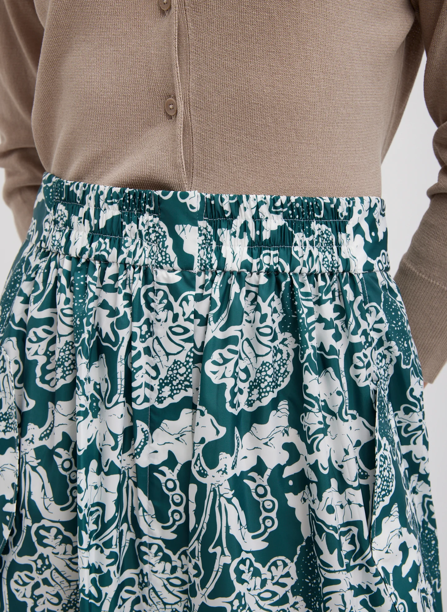 Recycled Nylon Batik Full Skirt - Image 2