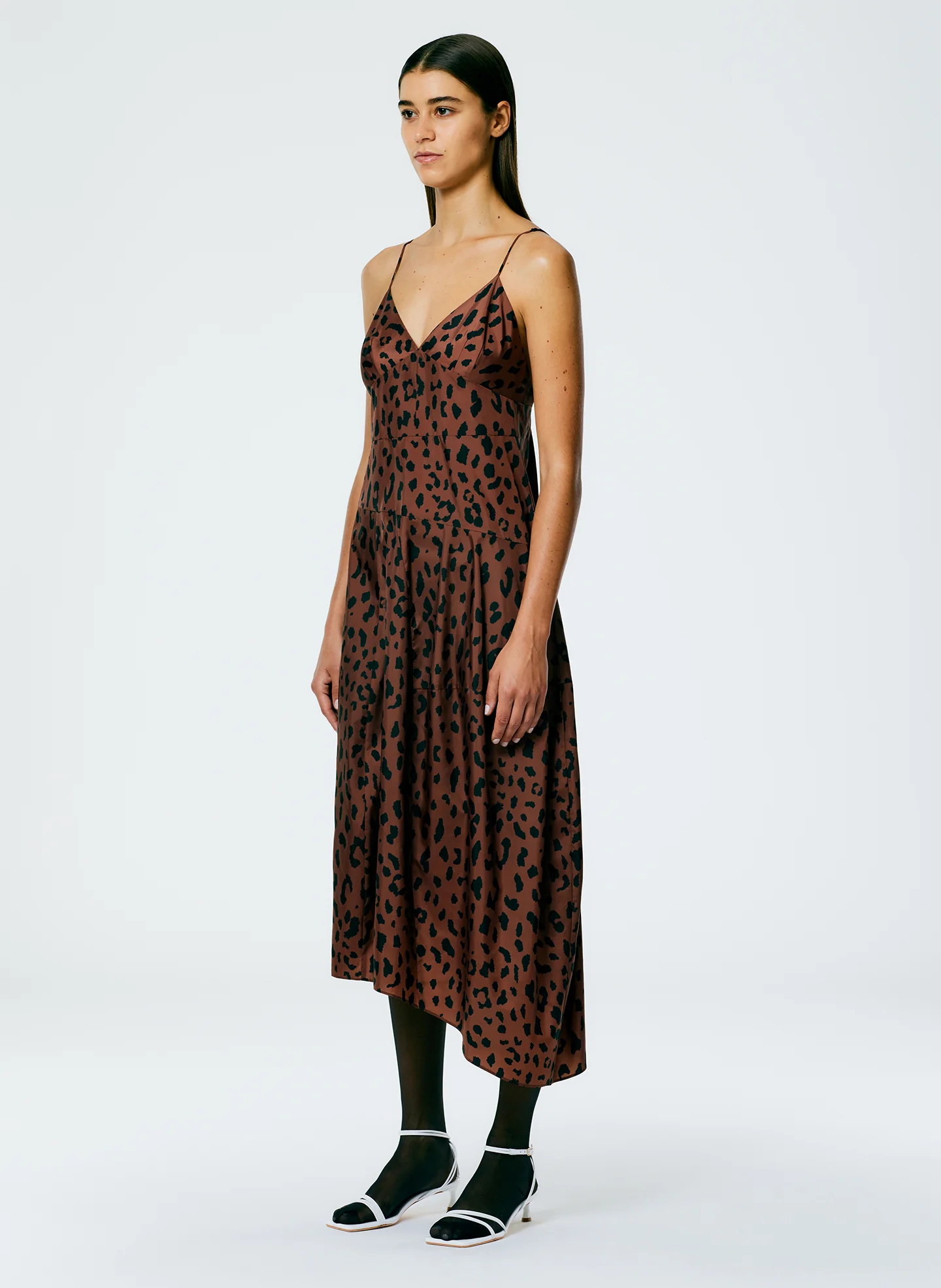 Recycled Sporty Nylon Cheetah Cami Dress - Image 3