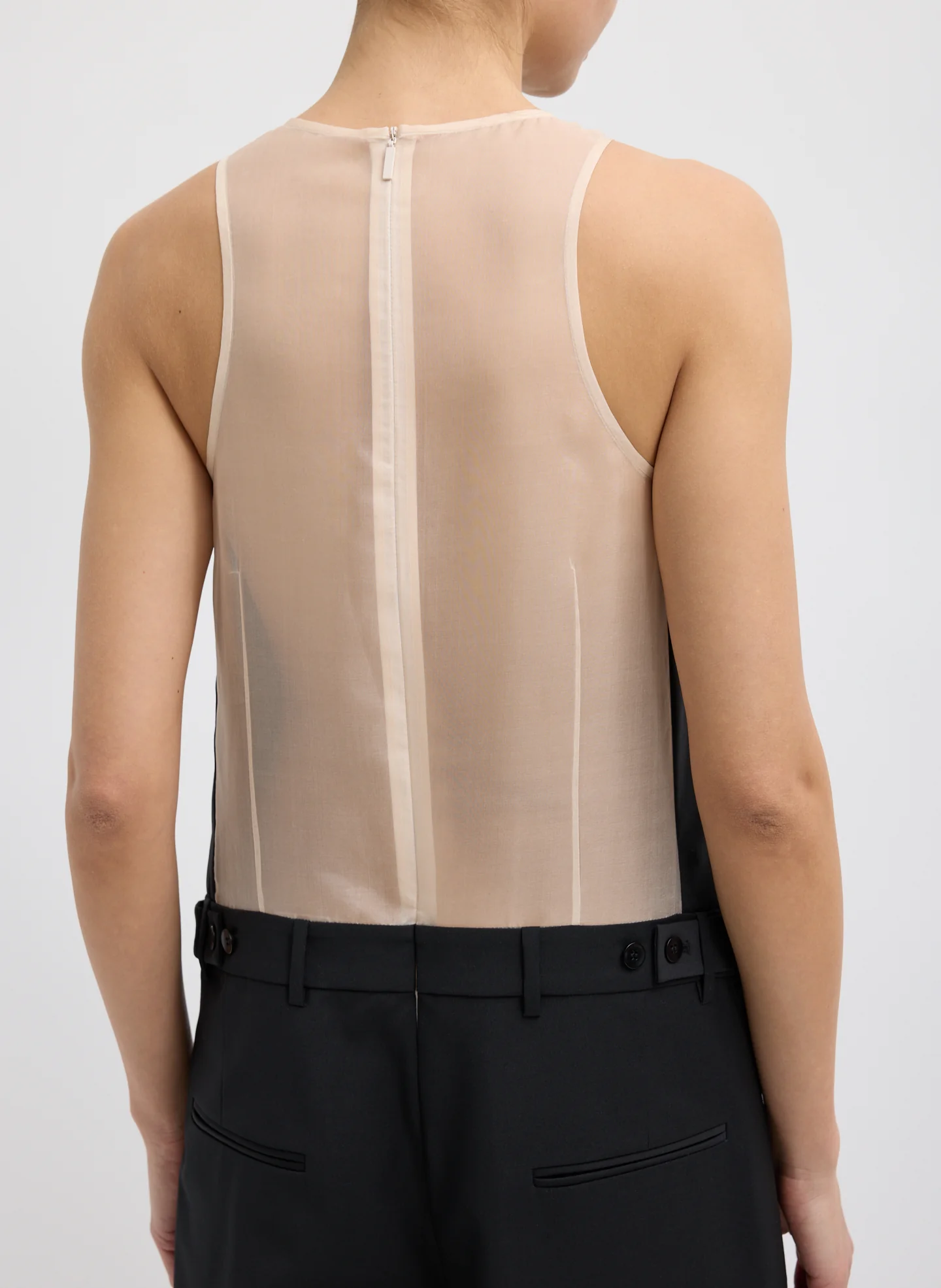 Recycled Tropical Wool Jumpsuit - Image 11