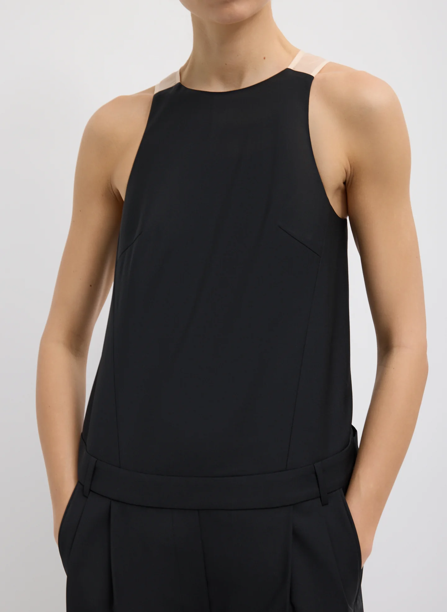 Recycled Tropical Wool Jumpsuit - Image 5