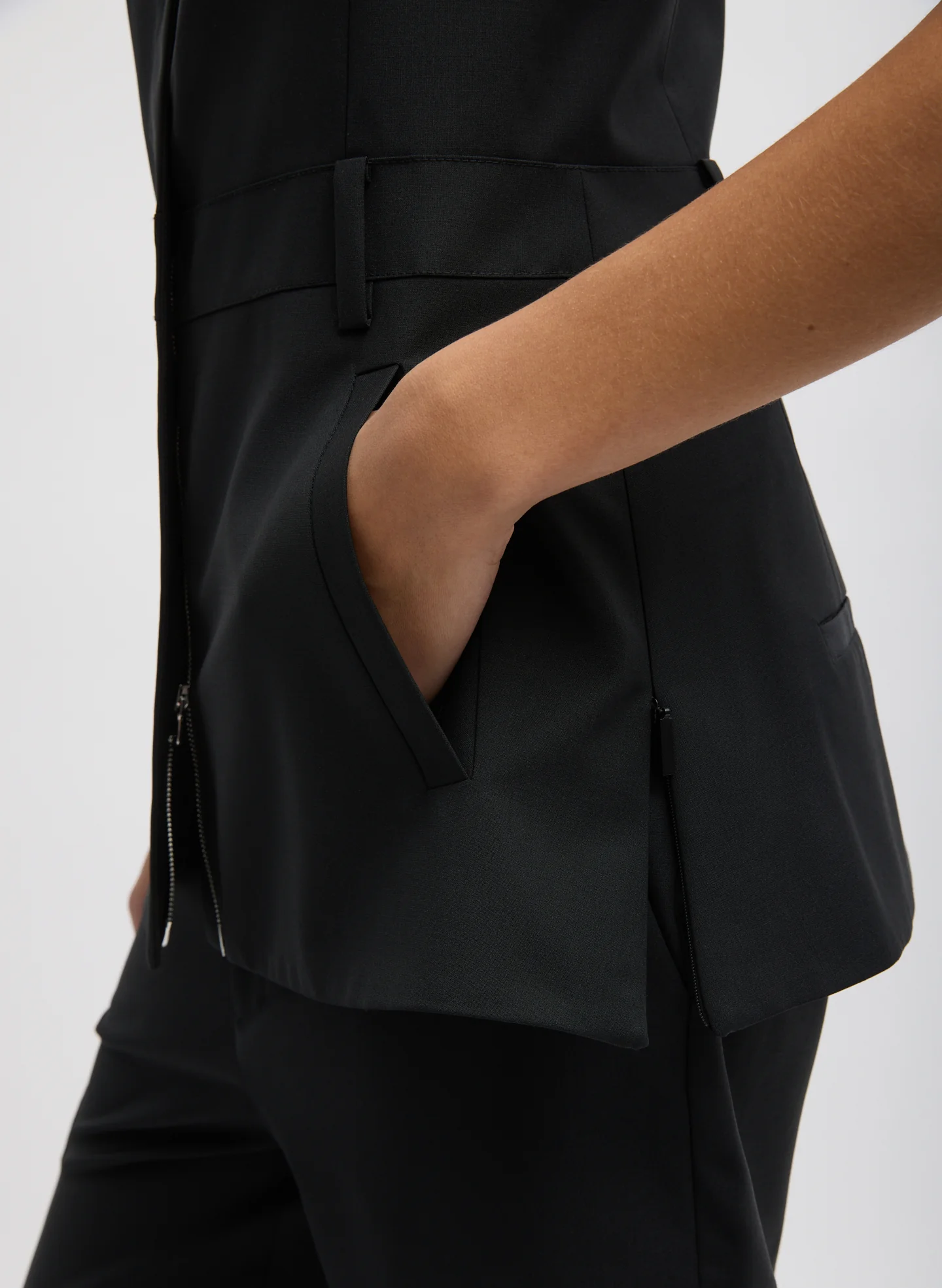 Recycled Tropical Wool Overall Top - Image 5