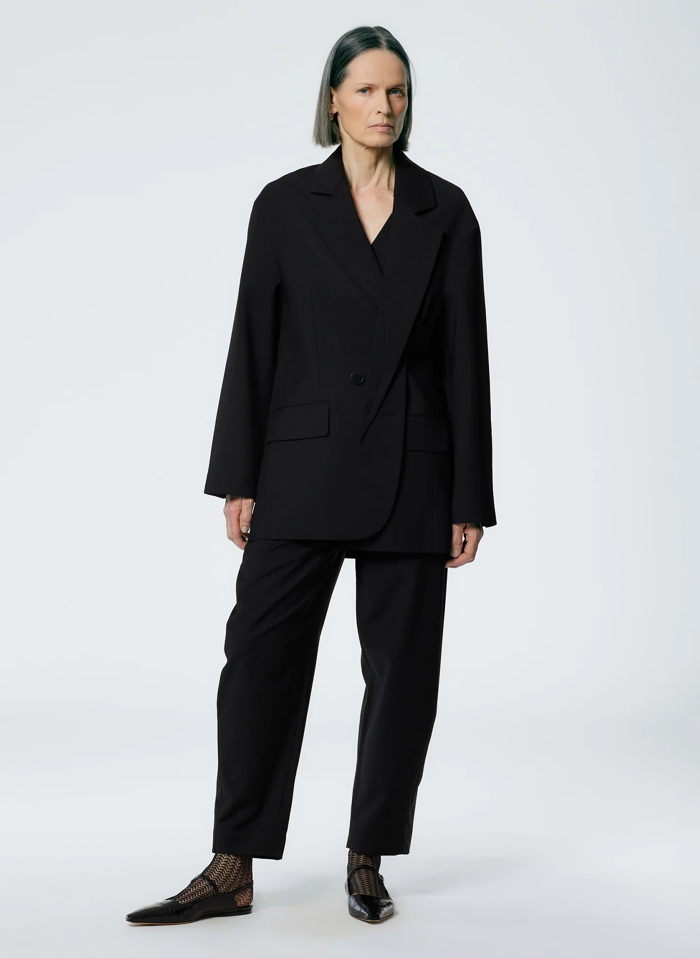 Tropical Wool Sculpted Trouser - Image 5