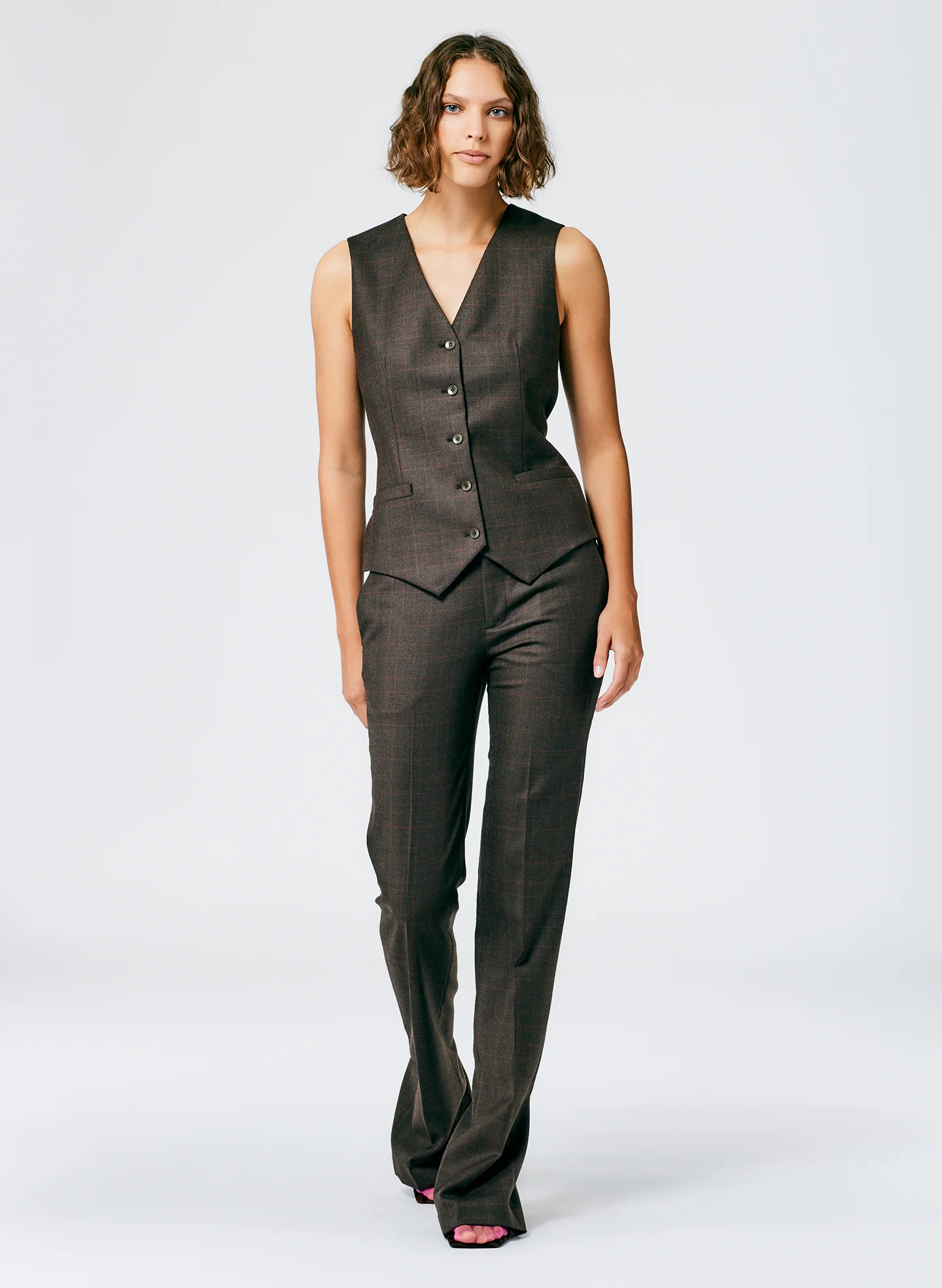 Reed Suiting Wool Vest - Image 2
