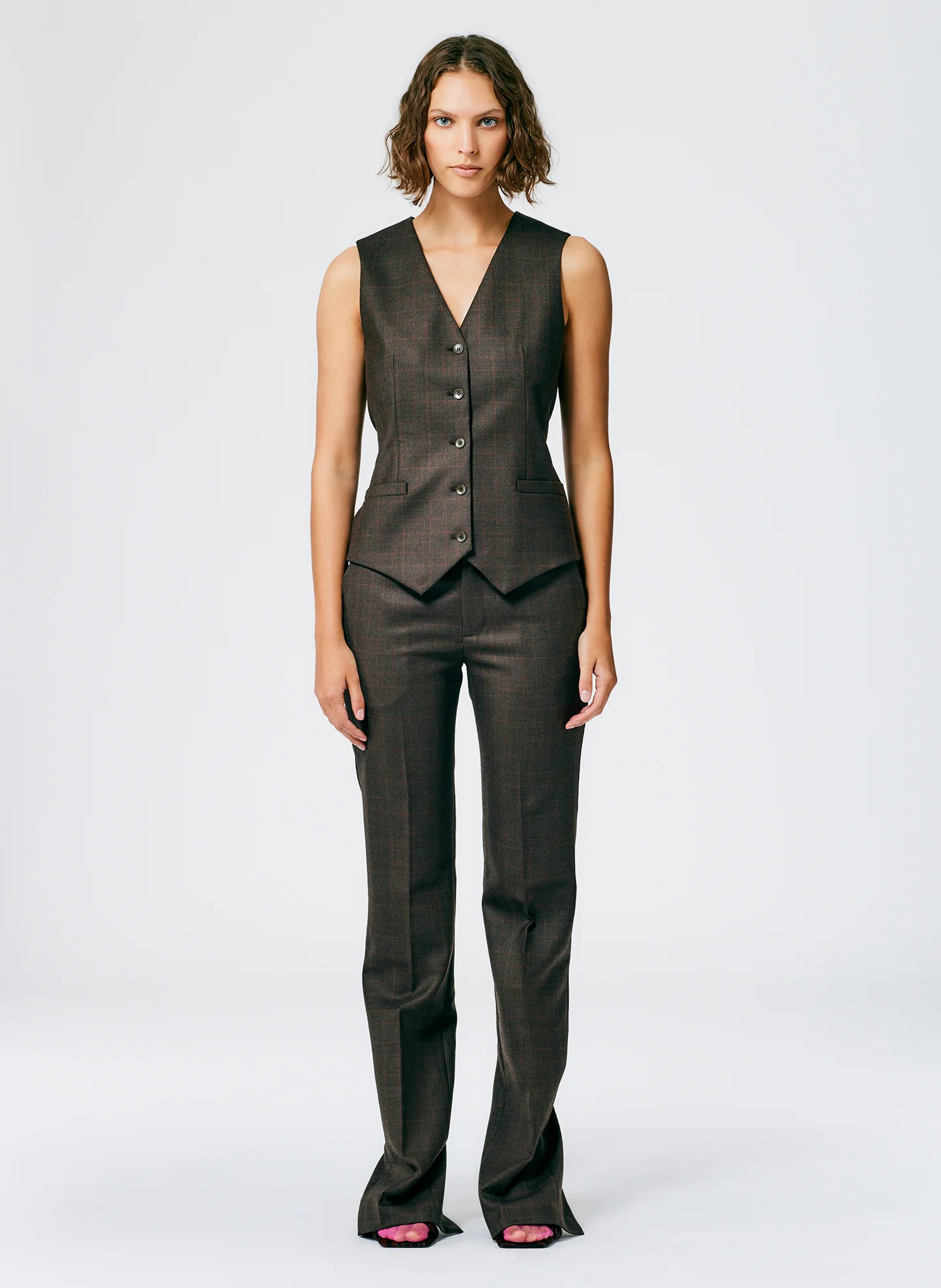 Reed Suiting Wool Vest - Image 3