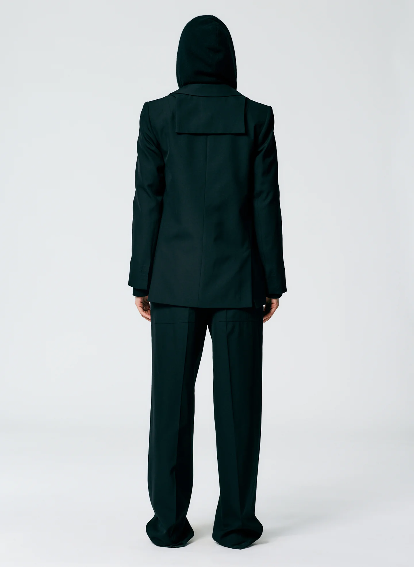 Refined Wool Tricotine Suiting Blazer - Image 5