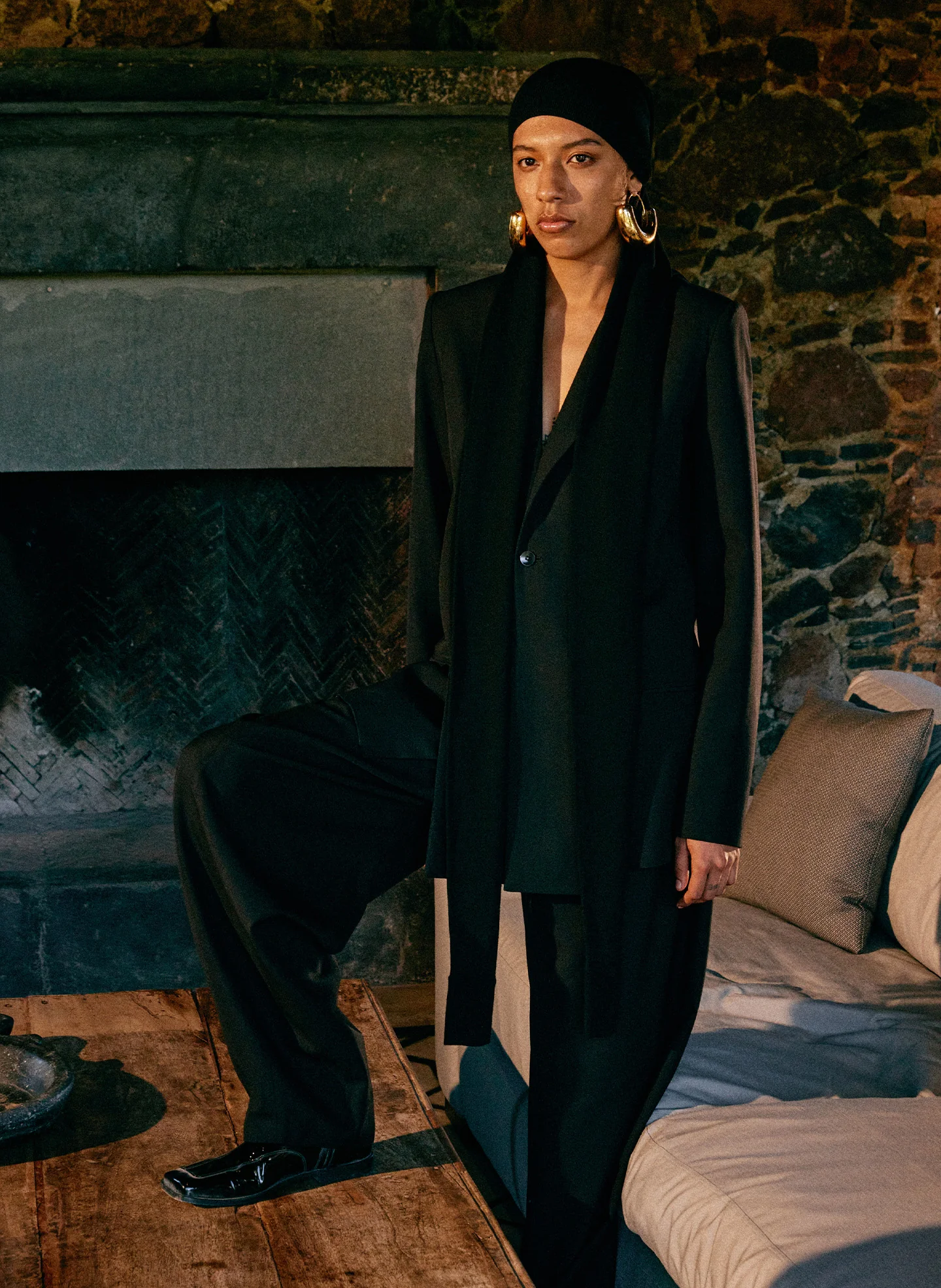 Refined Wool Tricotine Suiting Simon Trouser - Image 2