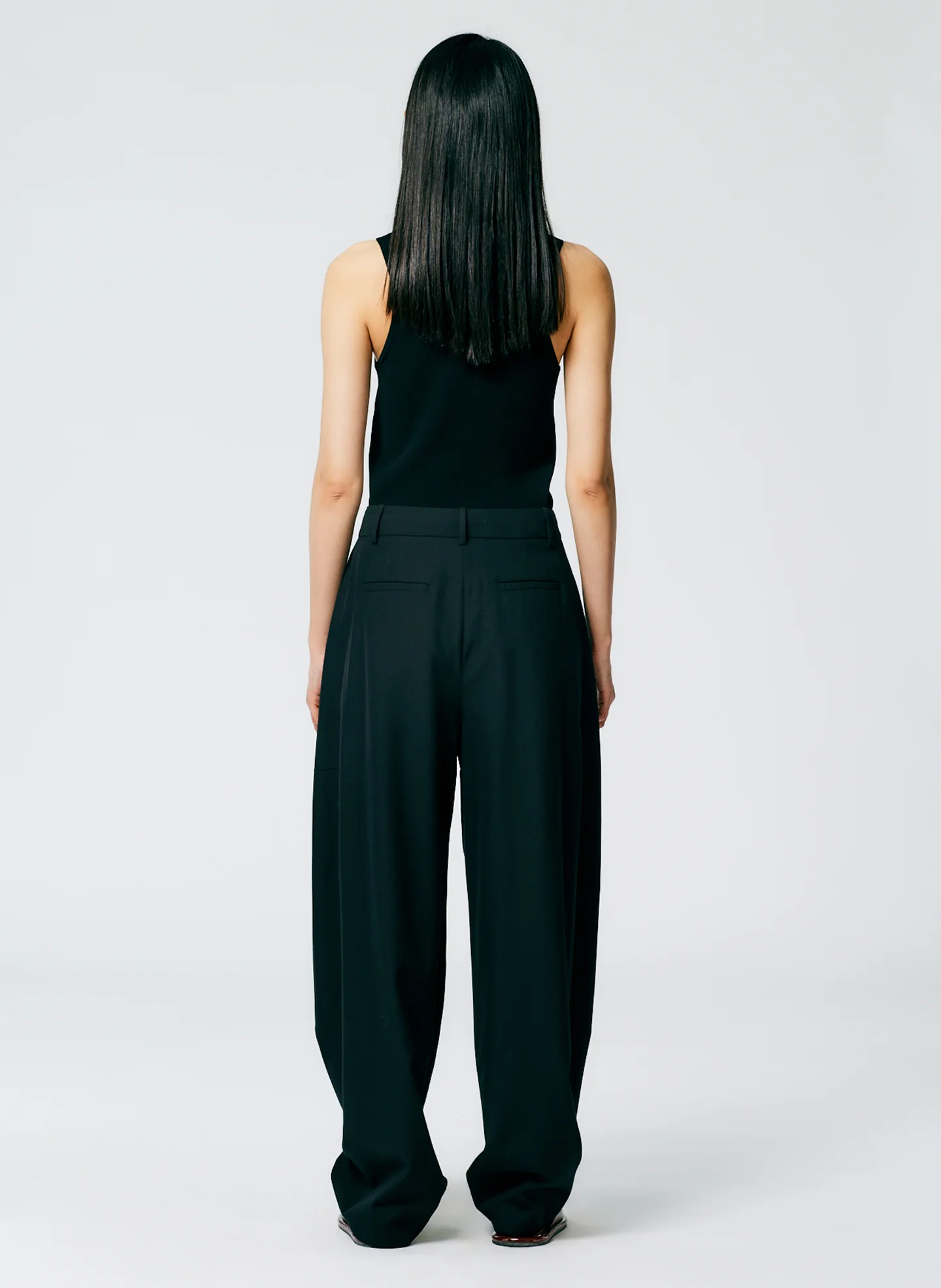 Refined Wool Tricotine Suiting Simon Trouser - Image 4
