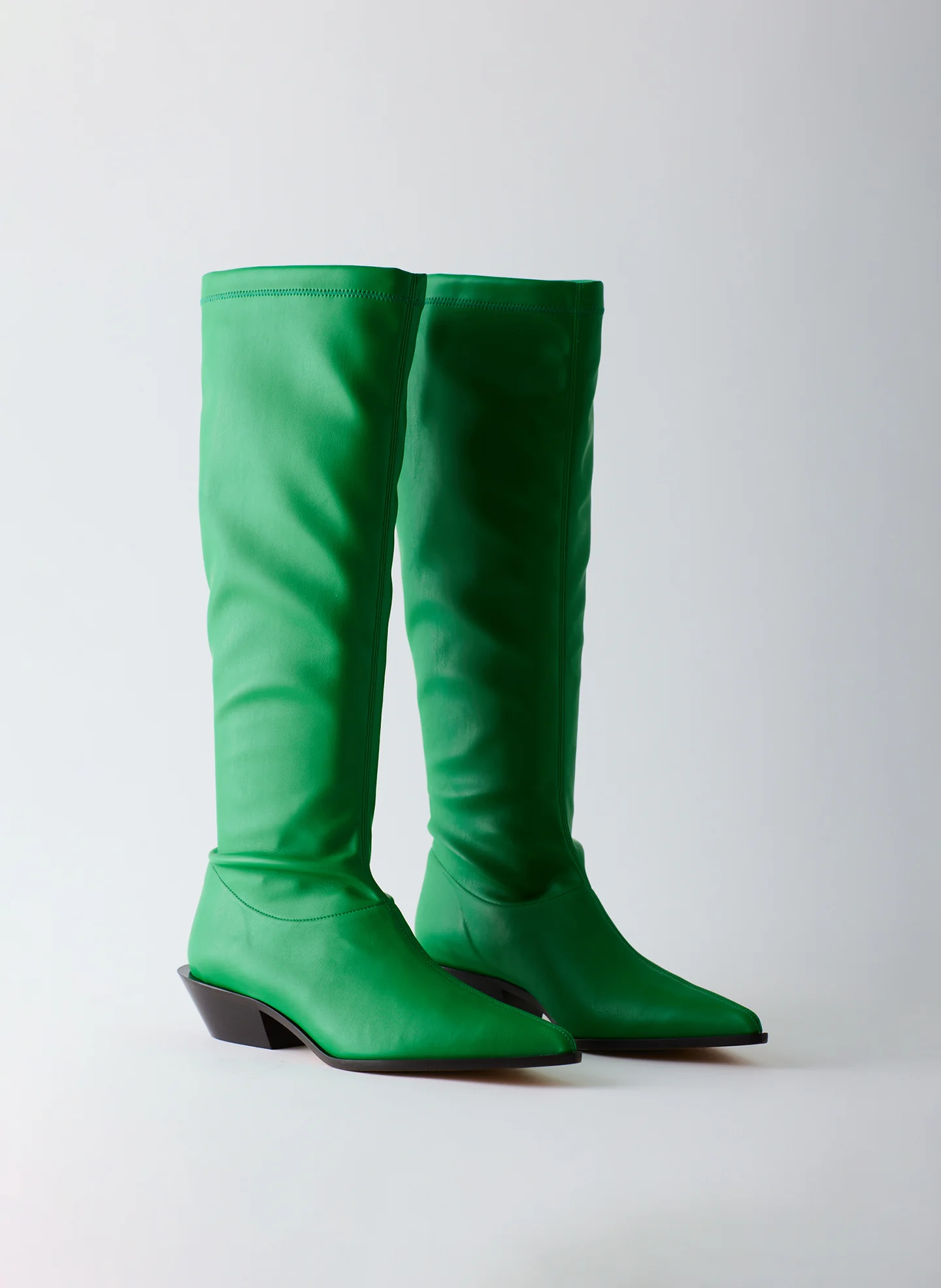 Bronson Faux Nappa Stretch Boot - Regular Calf - Image 4