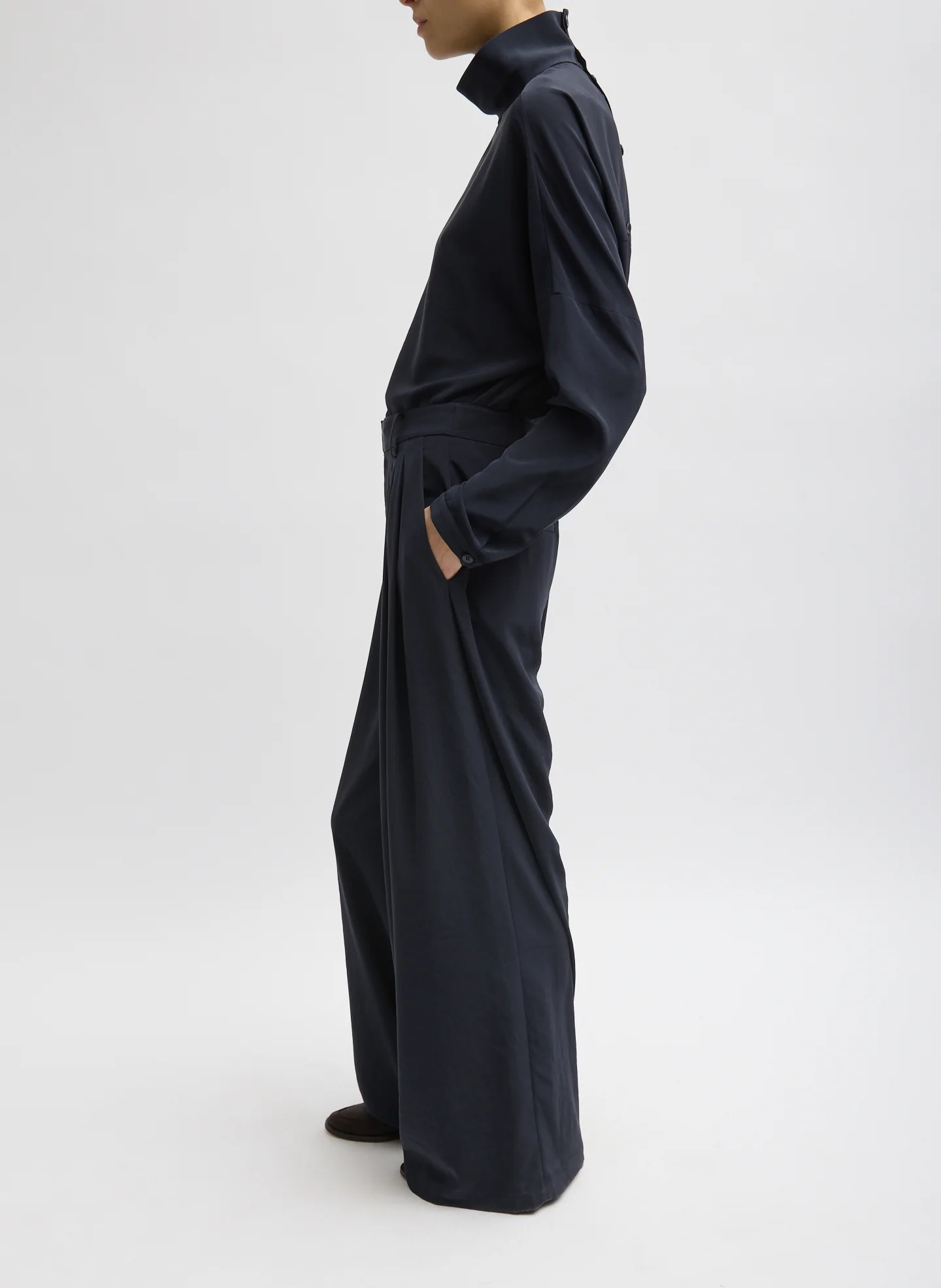 Relaxed Suiting Triple Pleat Pant - Image 2